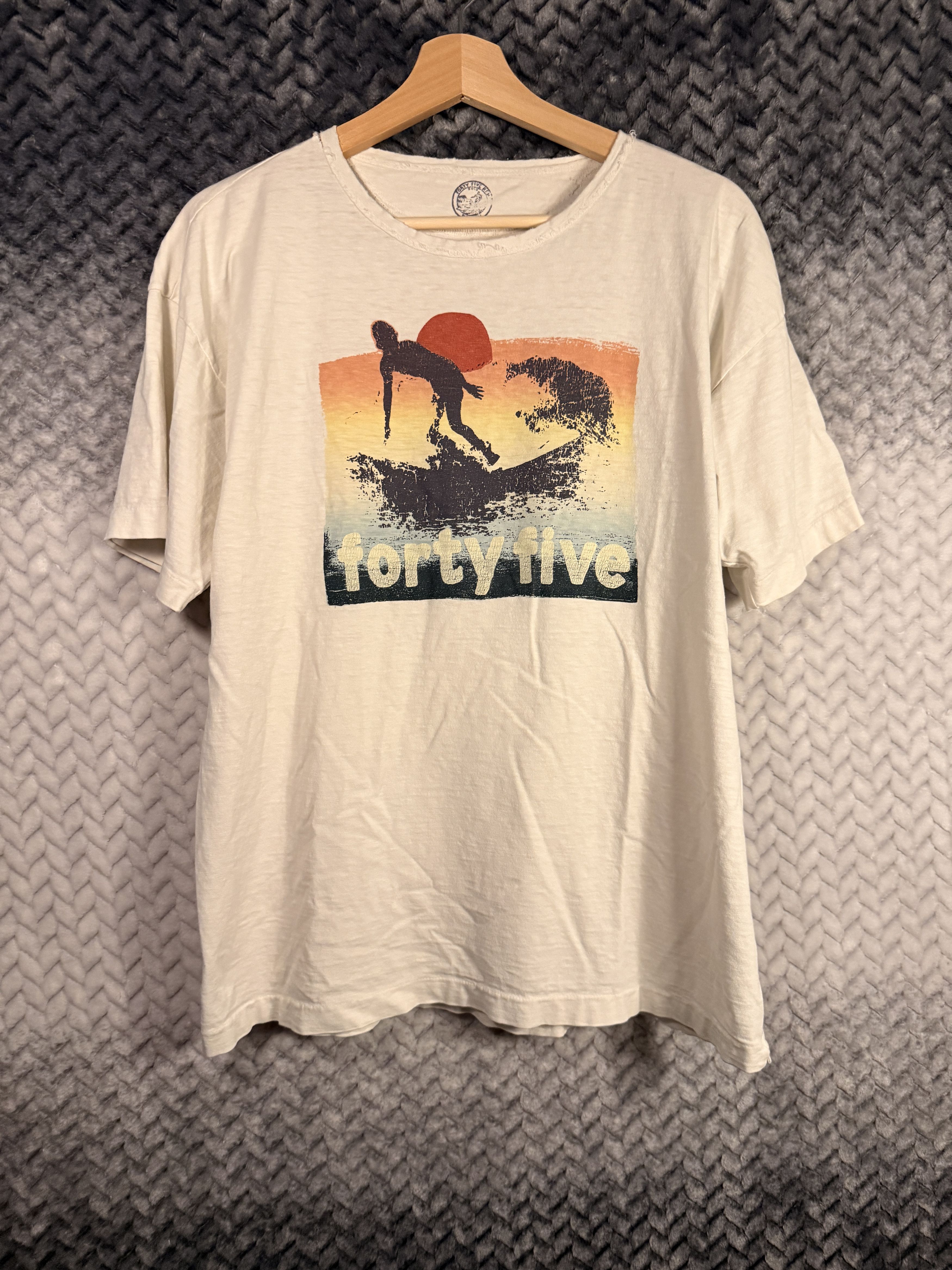 45rpm Surf Graphic Tee Hoodie, Sweatshirt | PodTeesHub.com