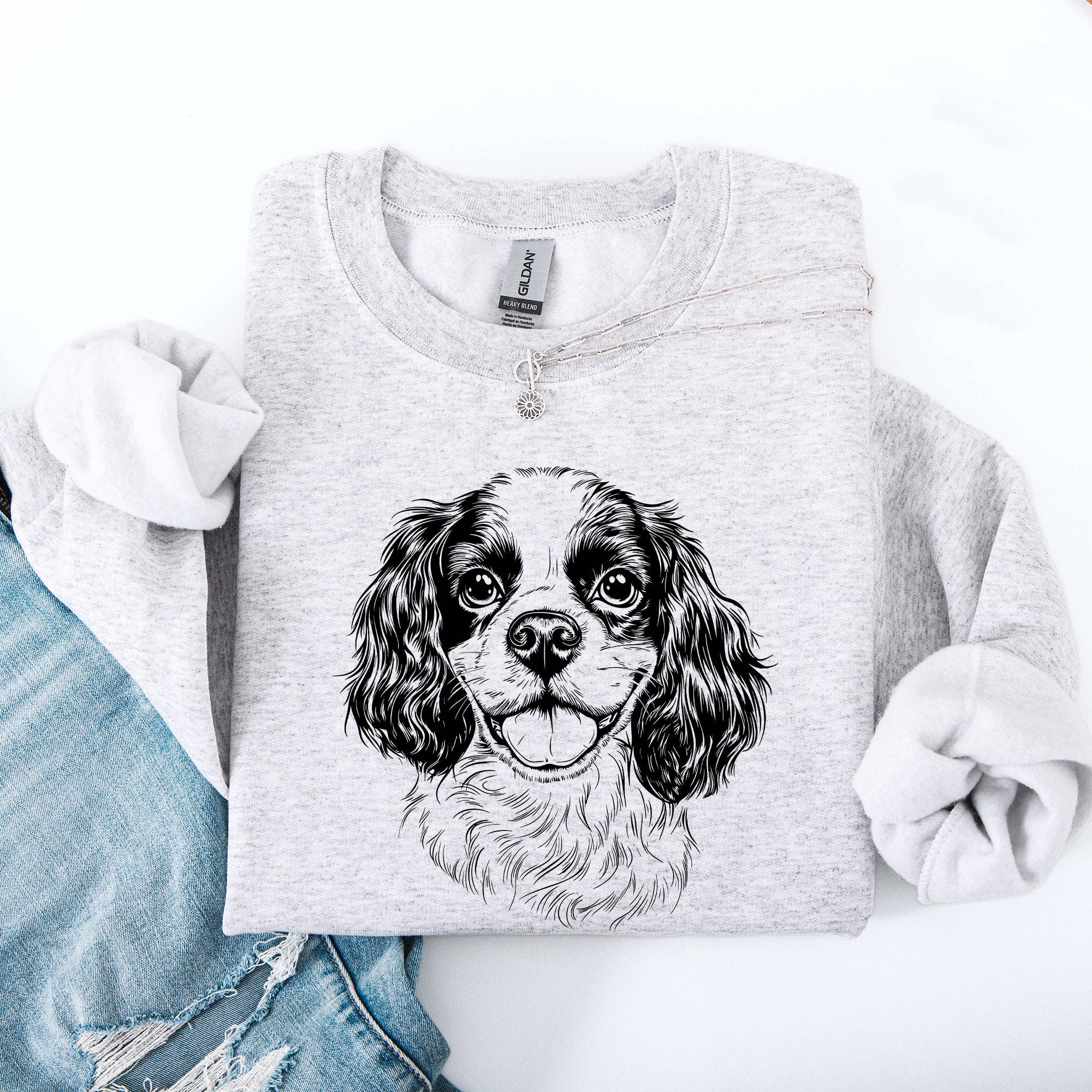 Cavalier King Charles, Pet, Dog Breed Sweatshirt T-Shirts, Hoodie | PodTeesHub.com