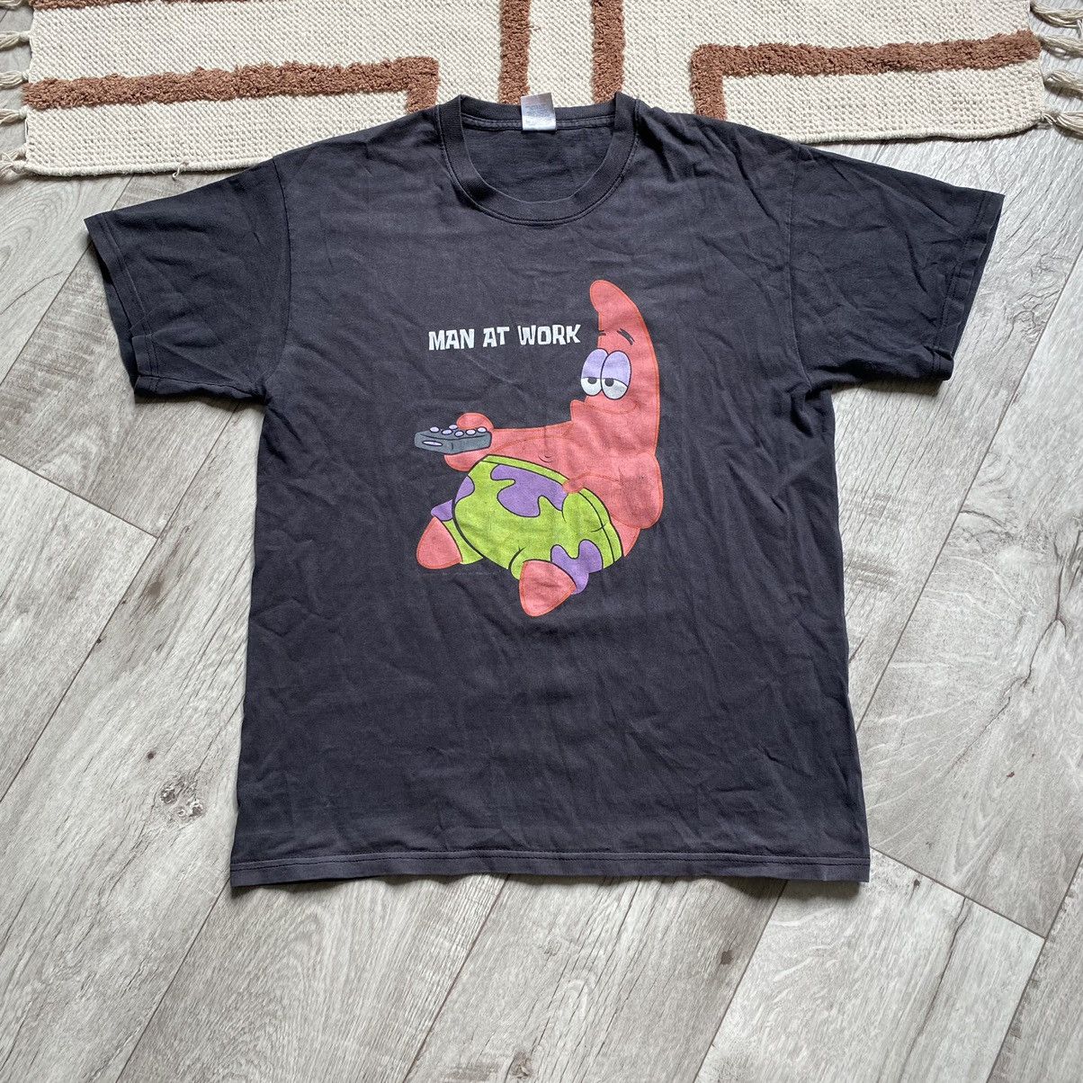 Vintage Spongebob Faded Patrick Humor T Shirt Hoodie, Sweatshirt | PodTeesHub.com