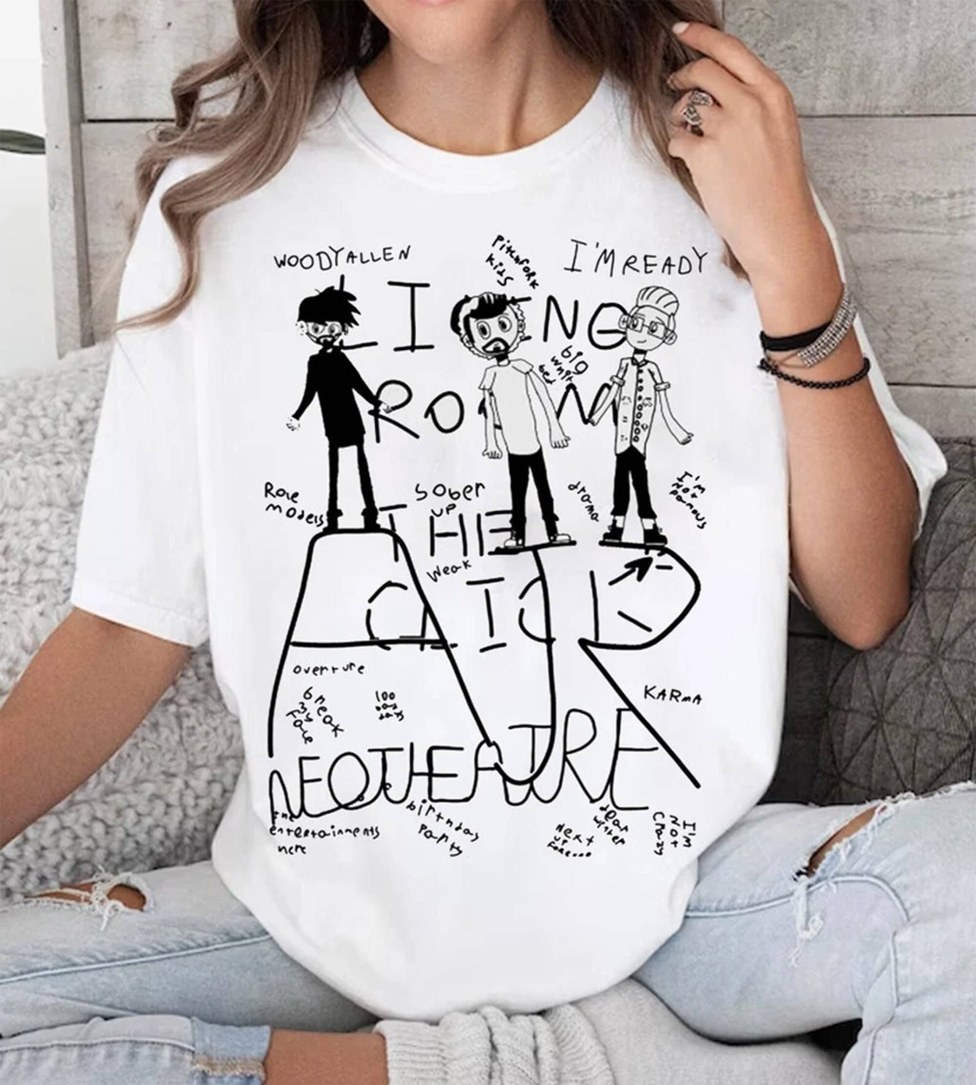 Doodle Art Band Members Graphic Tee Hoodie, Sweatshirt | PodTeesHub.com