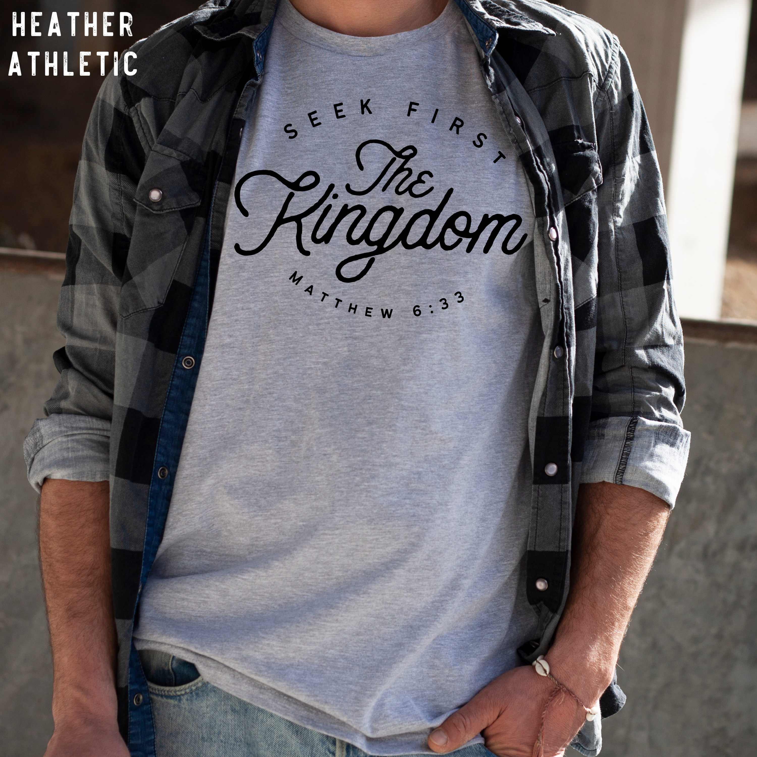 Seek First the Kingdom Christian Men's T-Shirt Hoodie, Sweatshirt | PodTeesHub.com