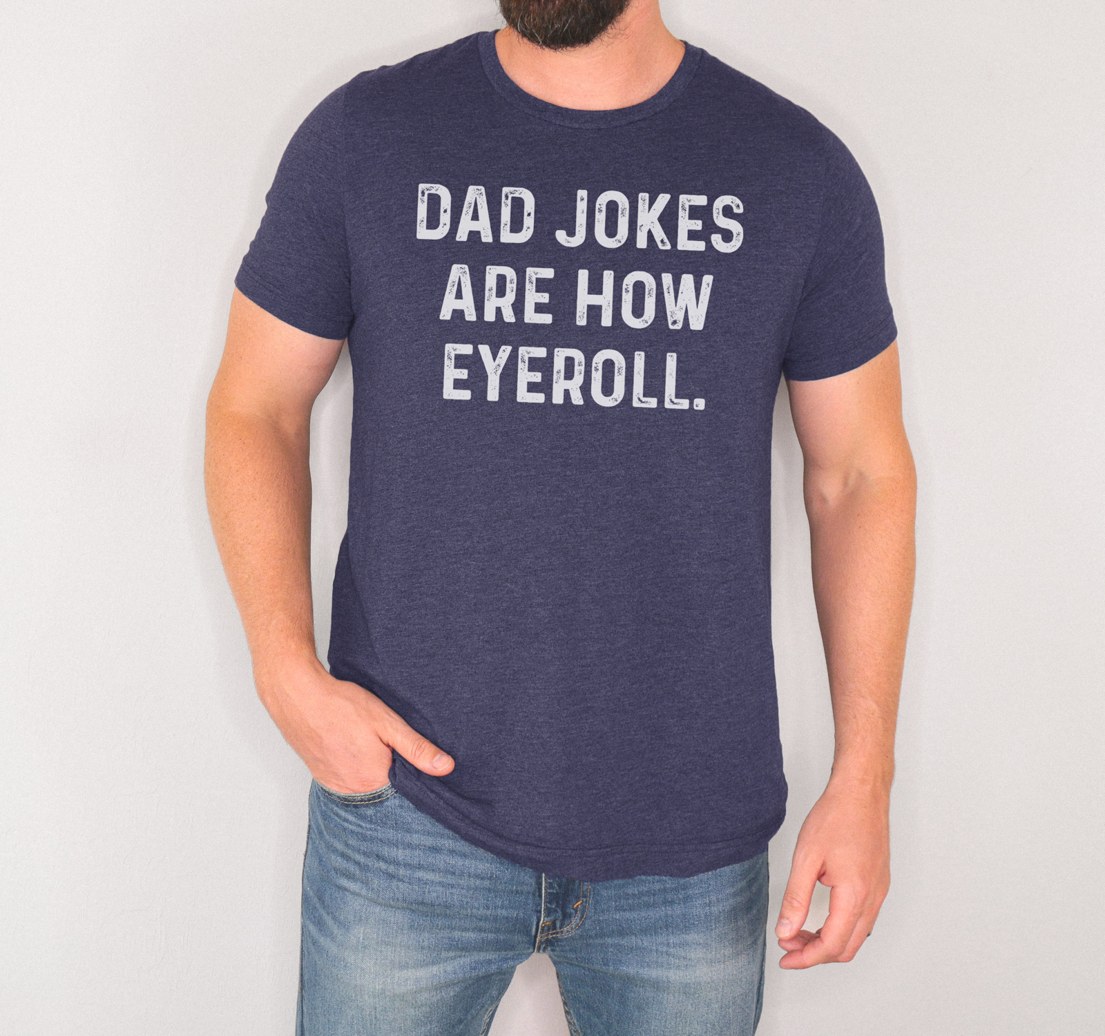 Dad Jokes Are How Eye Roll Tshirt Hoodie, Sweatshirt | PodTeesHub.com