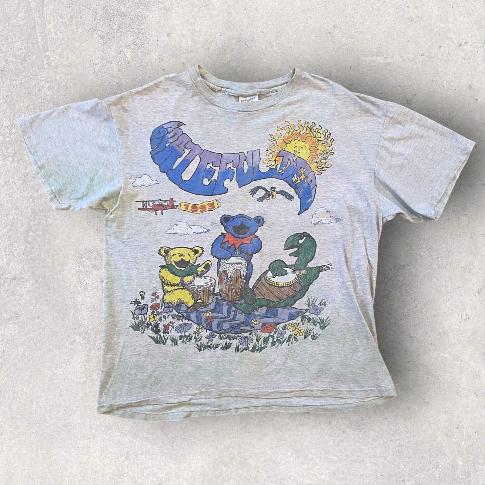 Grateful Dead X Vintage Vintage 1993 Grateful Dead Us Spring Tour T Shirt Hoodie, Sweatshirt | PodTeesHub.com