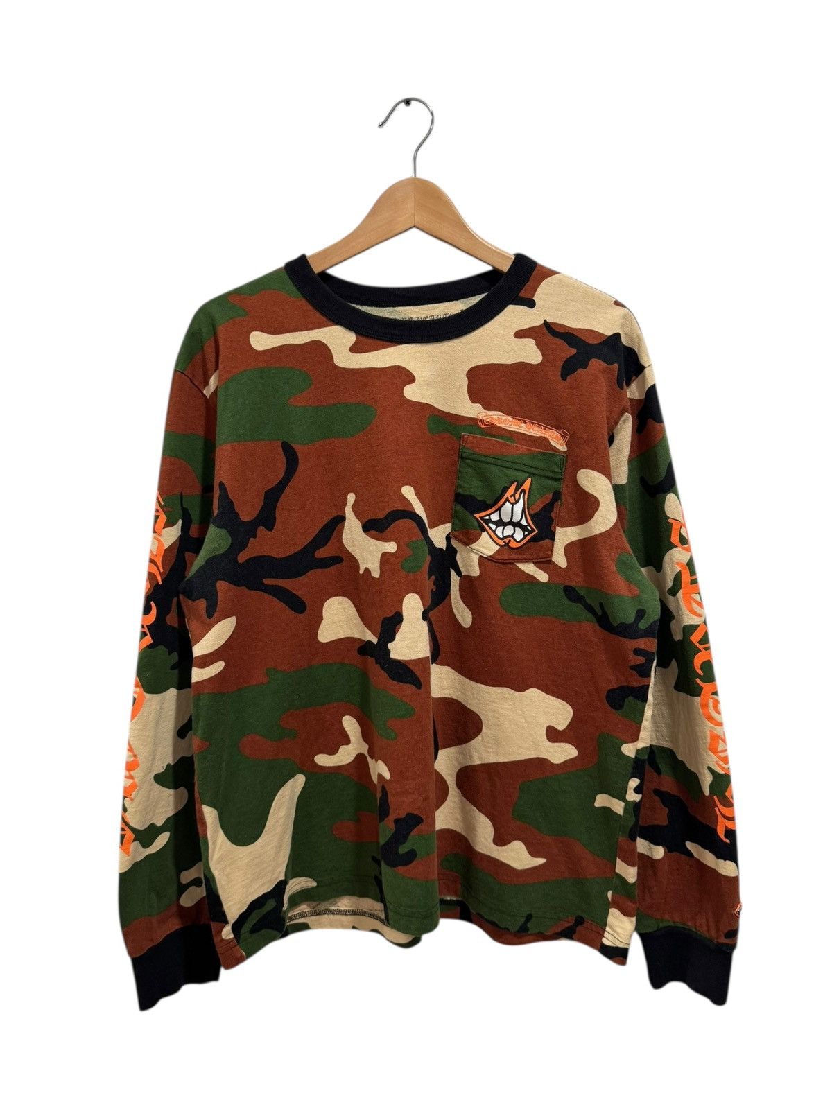 Matty Boy Caution Long Sleeve Camo T-Shirts, Hoodie, Sweatshirt | PodTeesHub.com