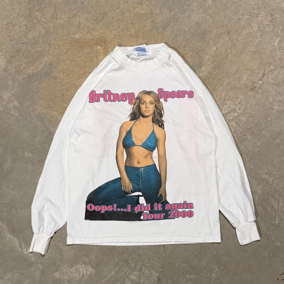 Vintage Vtg 2000 Britney Spears Oops I Did It Again Tour Concert Tee Hoodie, Sweatshirt | PodTeesHub.com