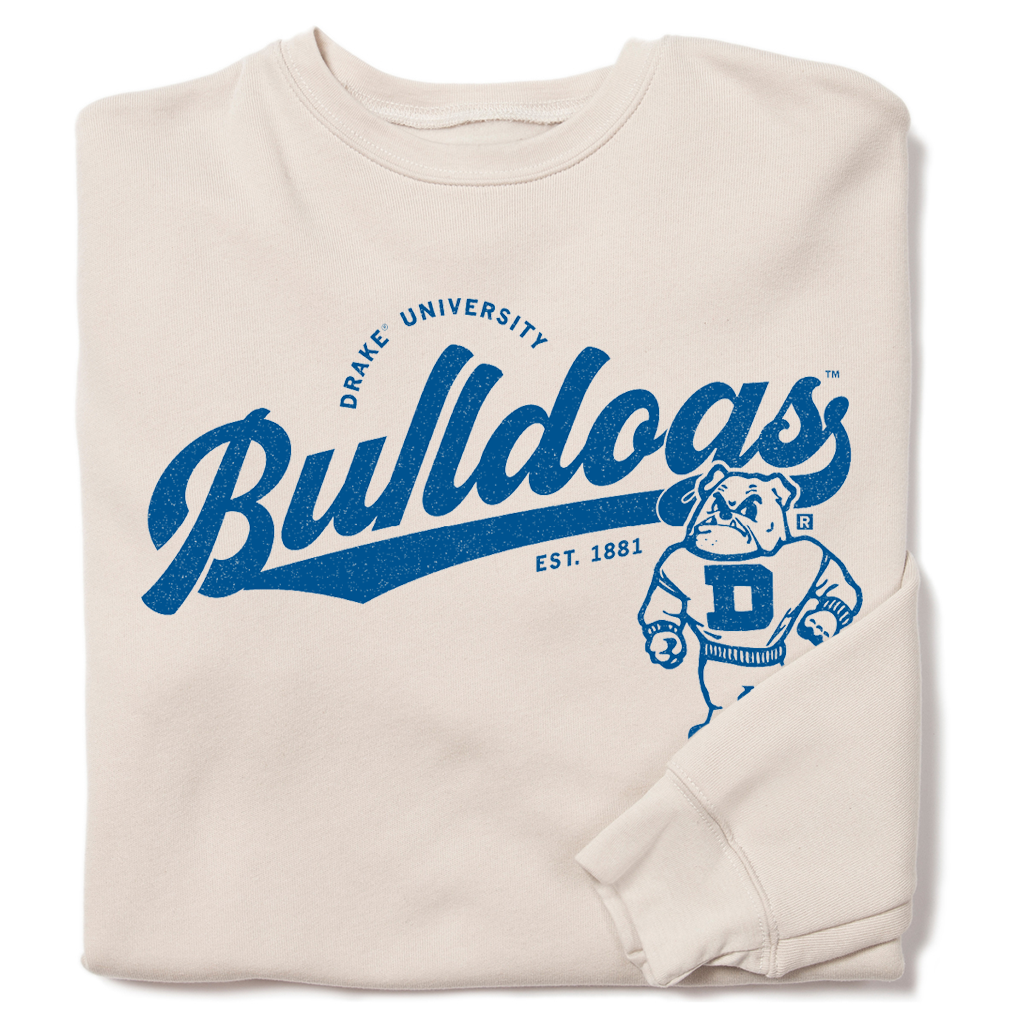 Bulldogs Script Logo Crew Sweatshirt T-Shirts, Hoodie | PodTeesHub.com