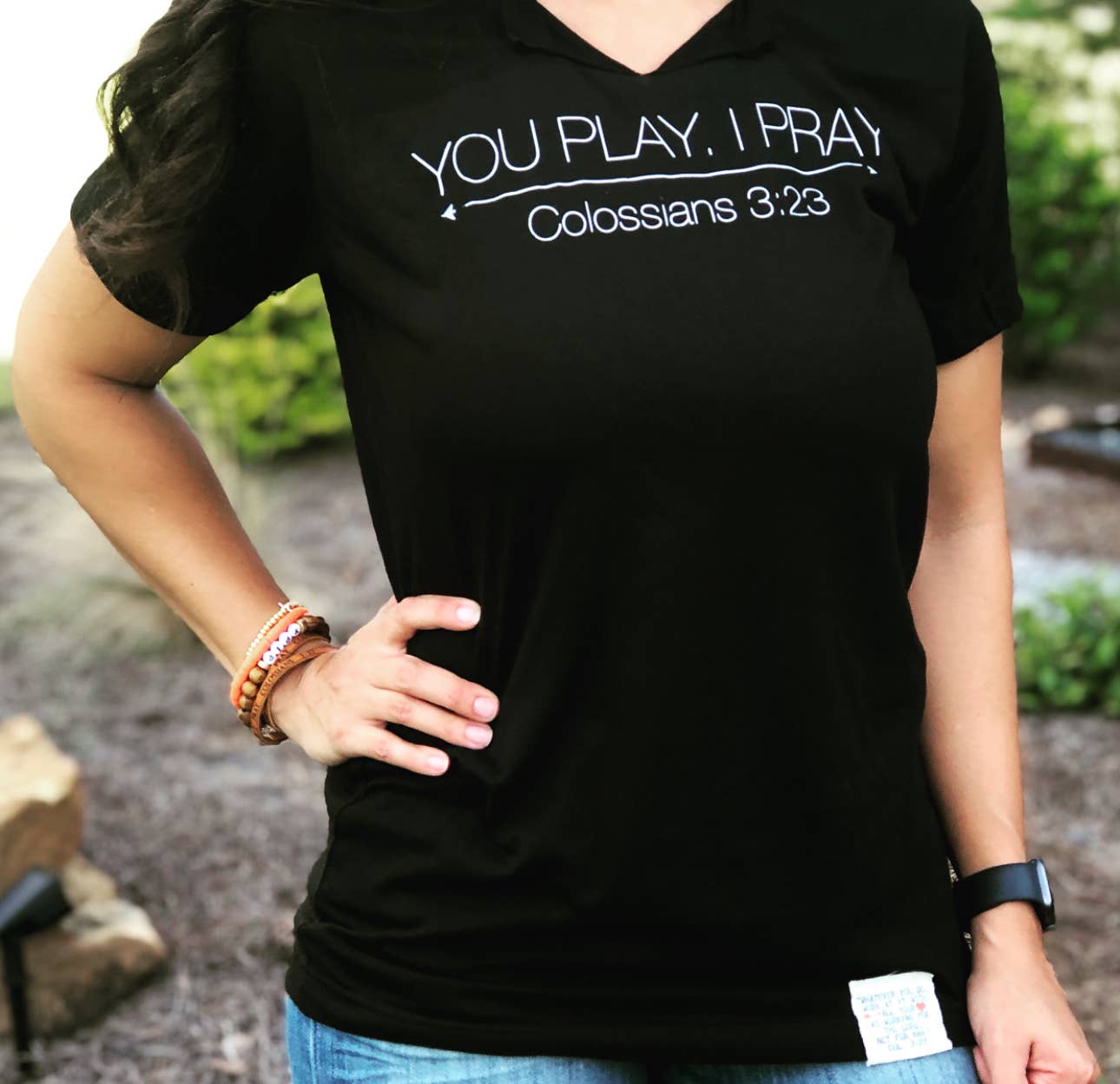 Arrows Cut V-Neck T-Shirt | Sports Mom | Gameday Hoodie, Sweatshirt | PodTeesHub.com