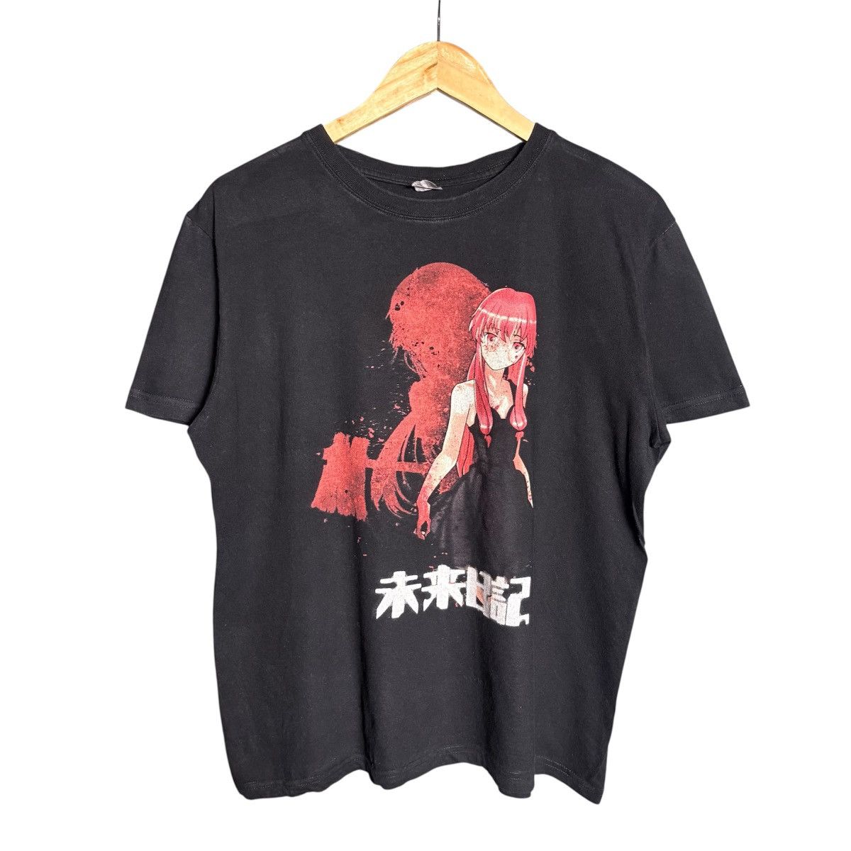 Anime Vintage Y2k Mirai Nikki Anime Tee Hoodie, Sweatshirt | PodTeesHub.com