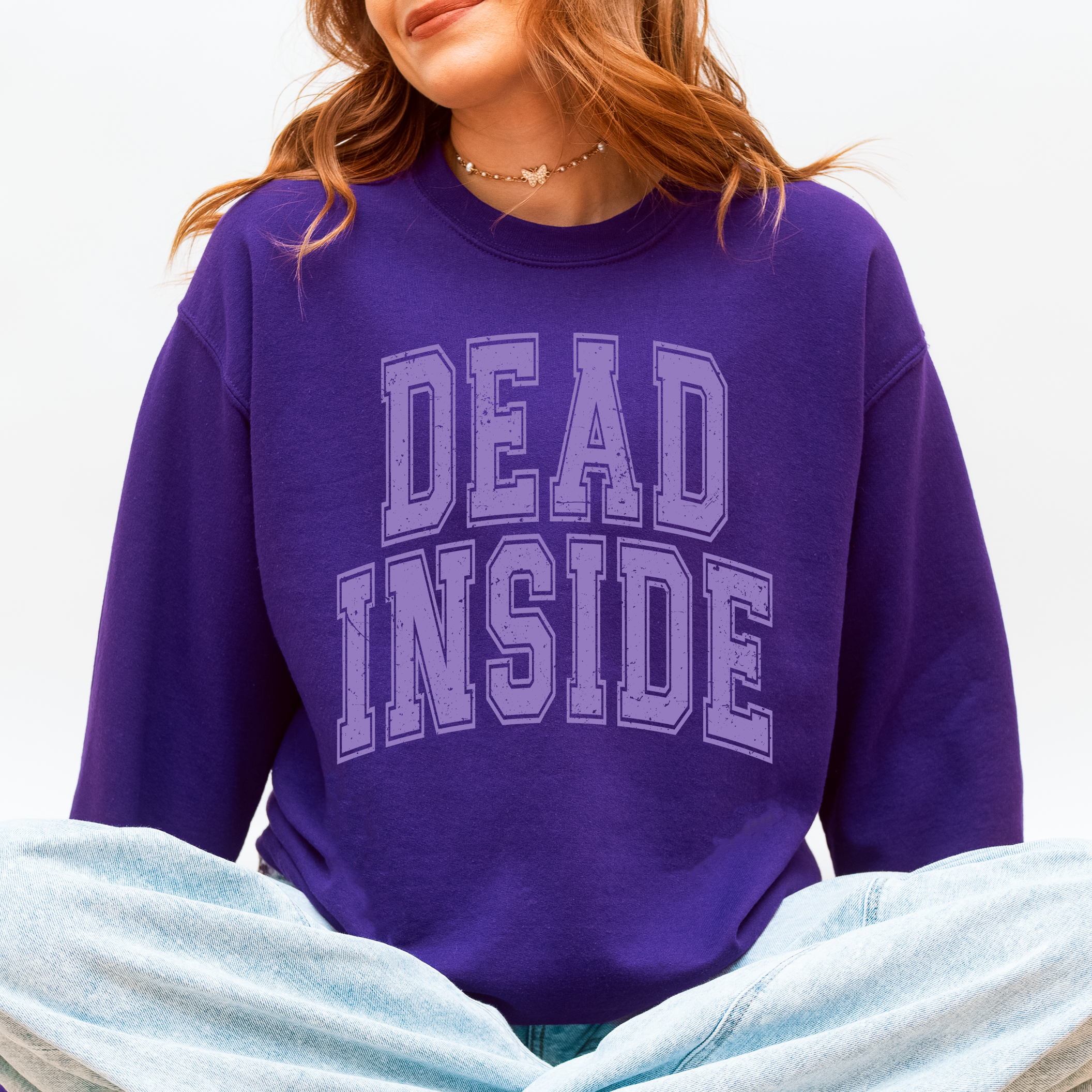 Dead Inside, Mood, Halloween, Vibes Sweatshirt T-Shirts, Hoodie | PodTeesHub.com