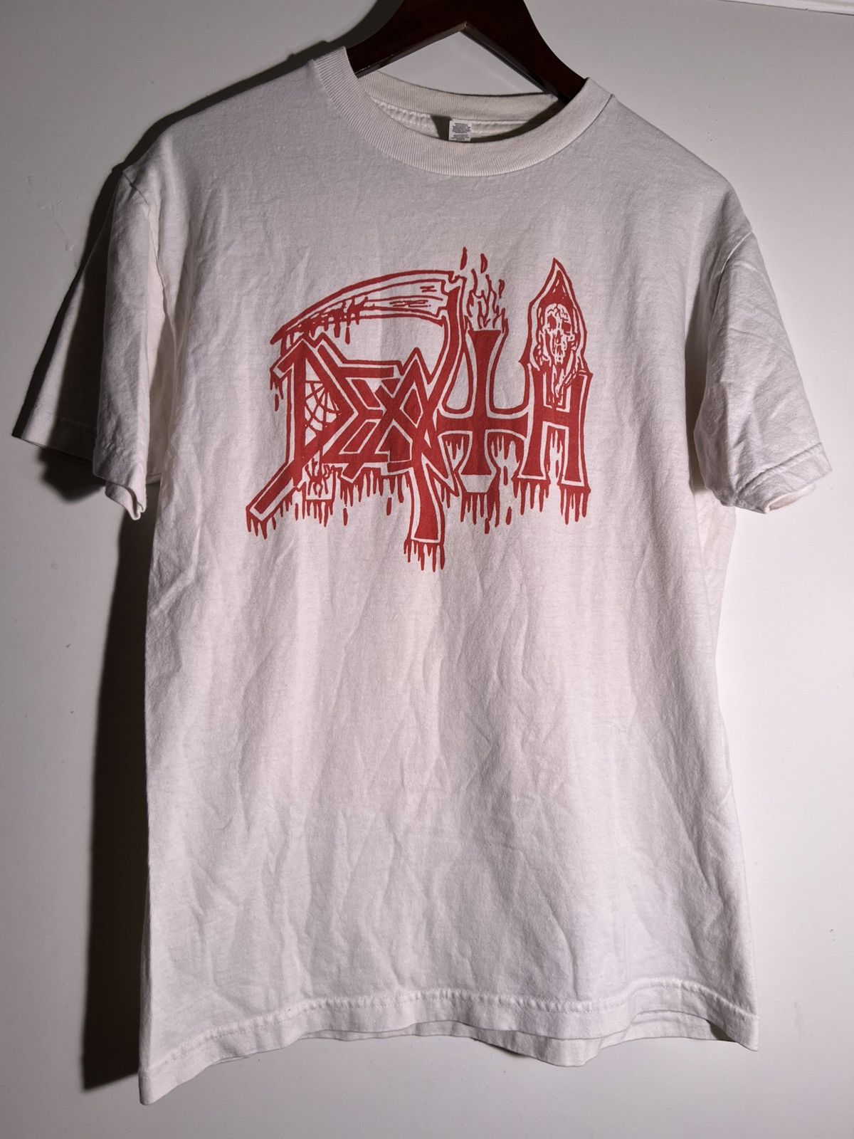 Band Tees Y2k 2000 S Vintage Death Grim Reaper Goth Rock Band T Shirt Hoodie, Sweatshirt | PodTeesHub.com