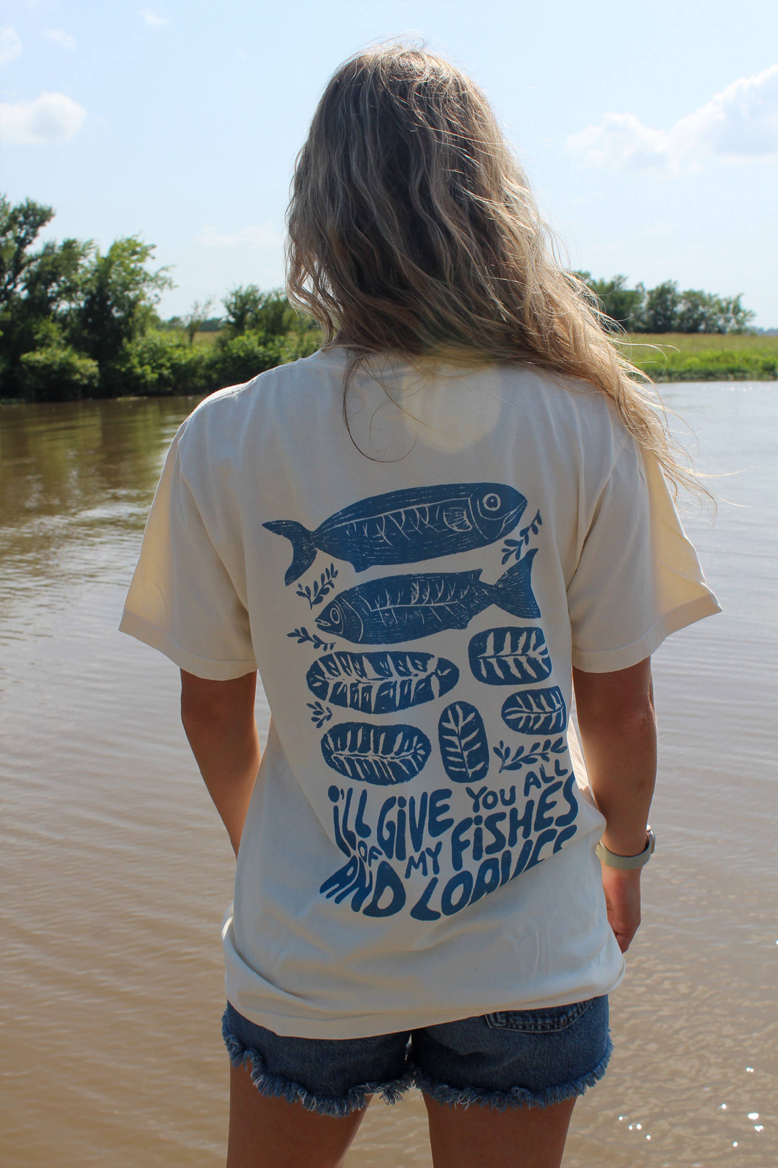 Fishes and Loaves Graphic Tee Hoodie, Sweatshirt | PodTeesHub.com