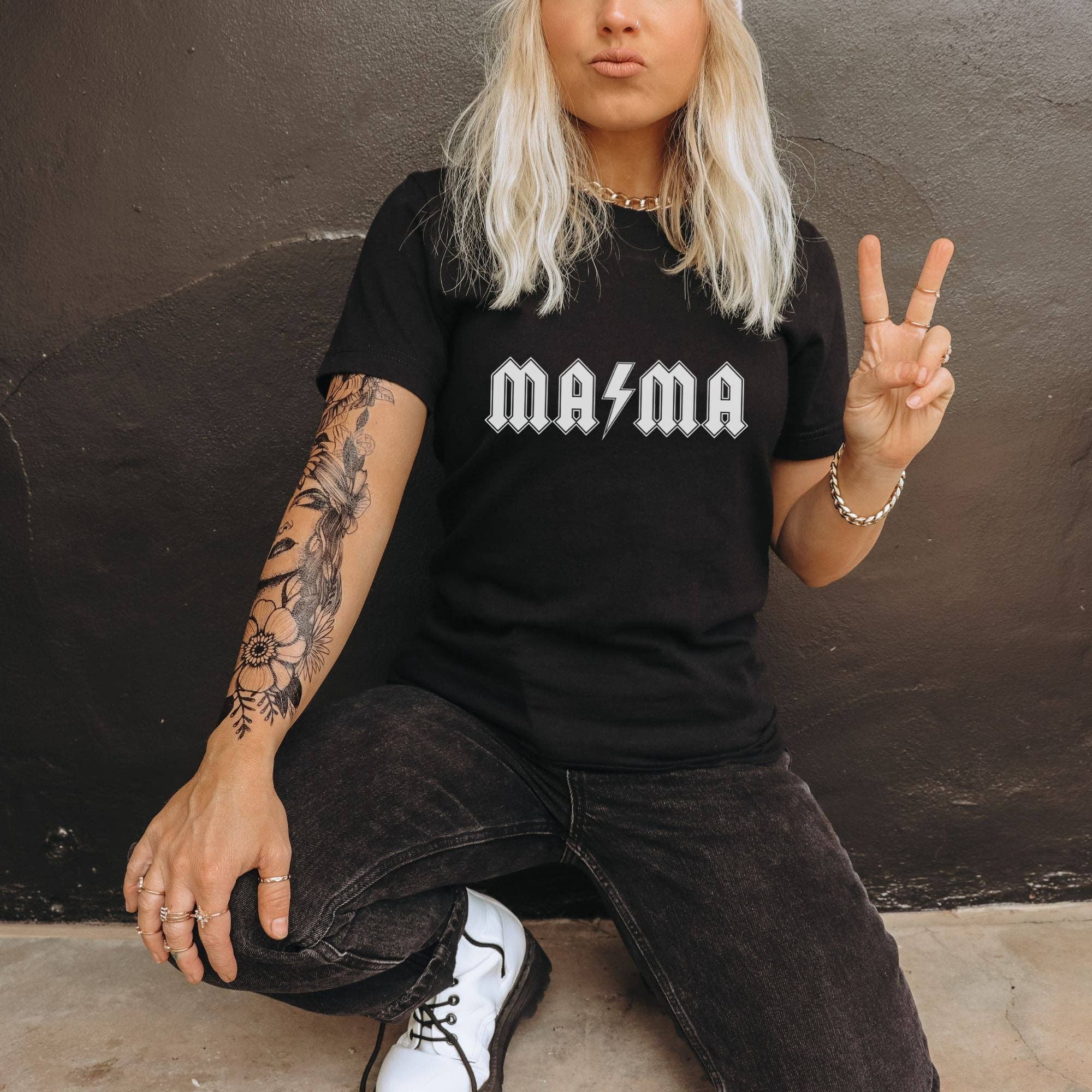 Rock On, Mama! Graphic Tee *Unisex Fit*092 Hoodie, Sweatshirt | PodTeesHub.com