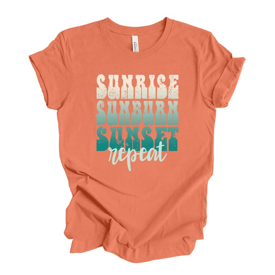 Sunrise Sunburn Tee Hoodie, Sweatshirt | PodTeesHub.com