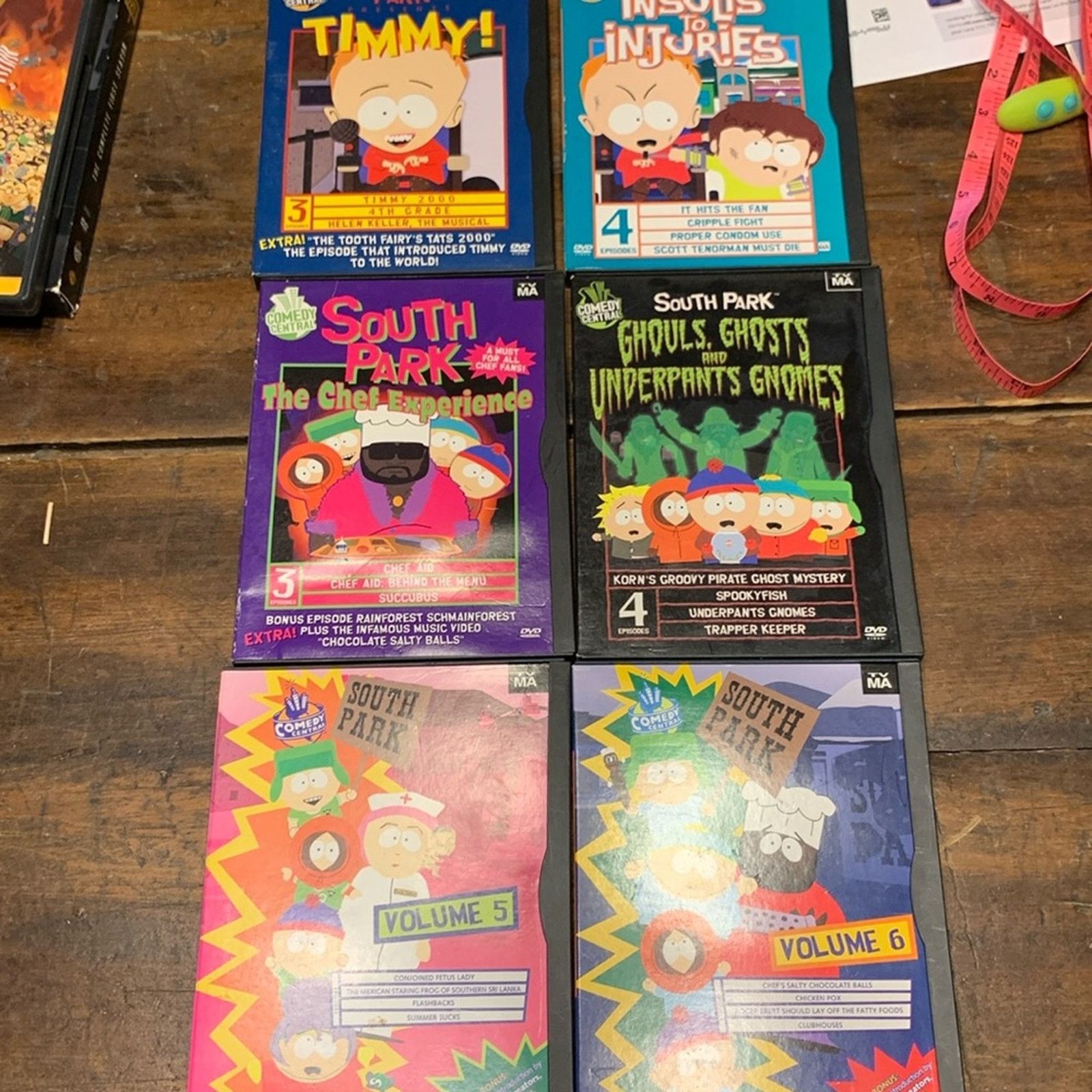 Vintage Bundle Of 6 South Park Dvd S T-Shirts, Hoodie, Sweatshirt | PodTeesHub.com