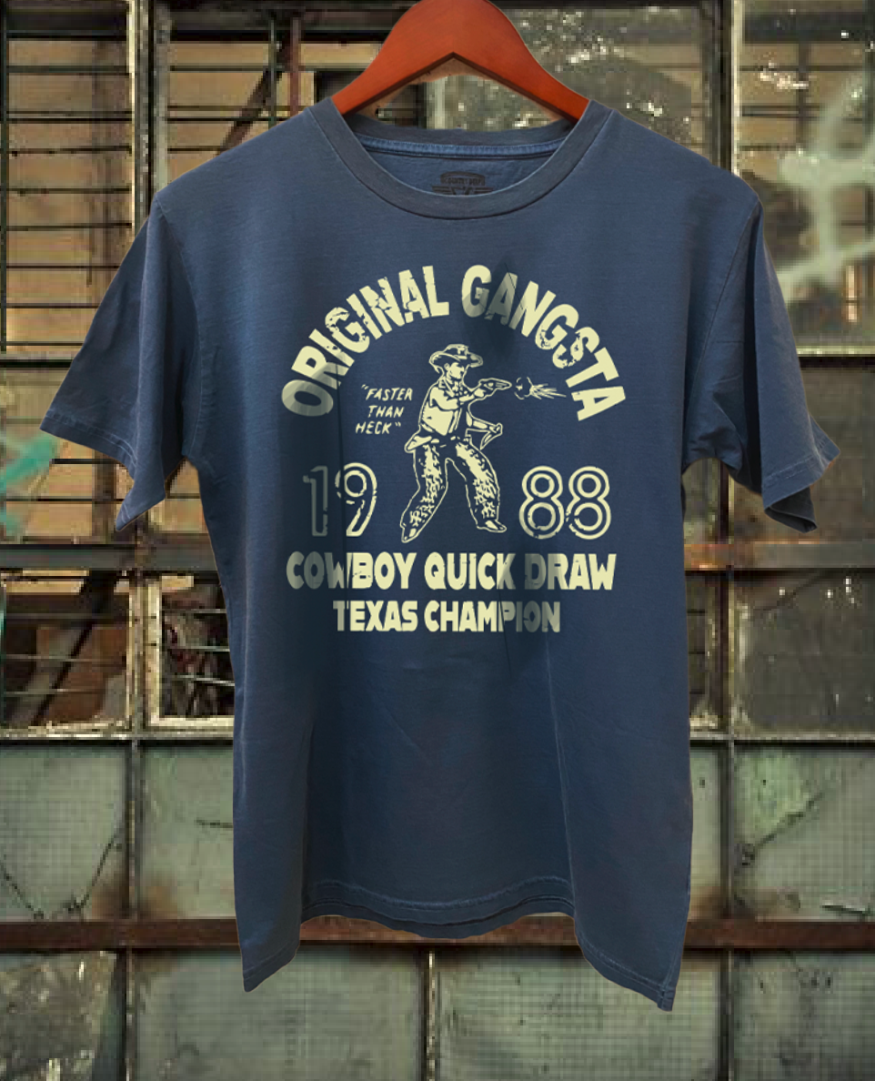 Original Gangsta Vintage Relaxed Unisex Tee Hoodie, Sweatshirt | PodTeesHub.com