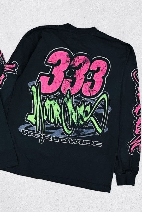 Evil New Half Evil 333 Motor Cross Long Sleeve Large T-Shirts, Hoodie, Sweatshirt | PodTeesHub.com