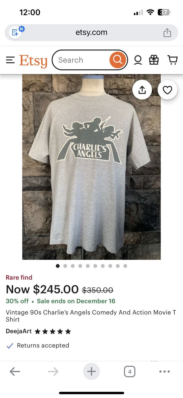Rare Vintage 90s Charlie S Angels Comedy Action Movie Tee Hoodie, Sweatshirt | PodTeesHub.com