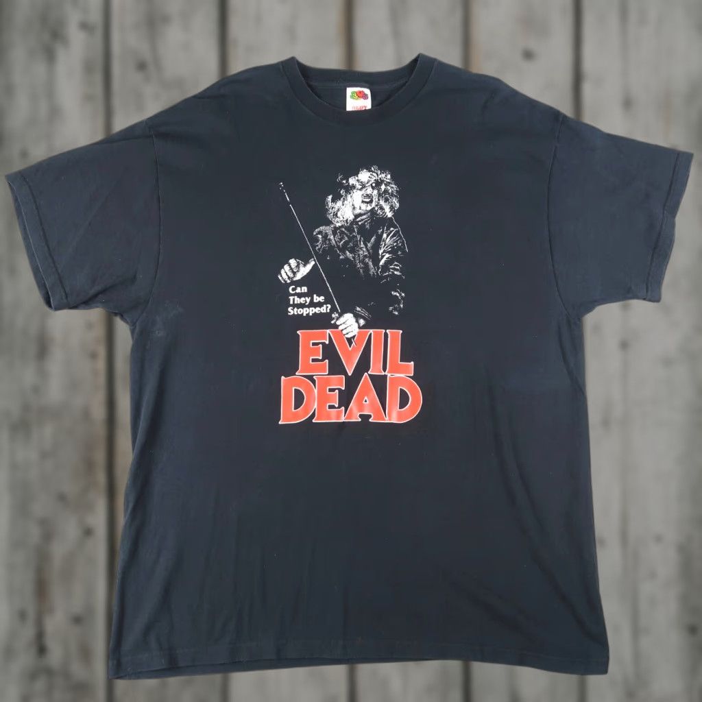 Fruit Of The Loom Vintage Evil Dead T Shirt Zombie Horror Movie 2xl Unisex Black 1990s Graphic Tee S Hoodie, Sweatshirt