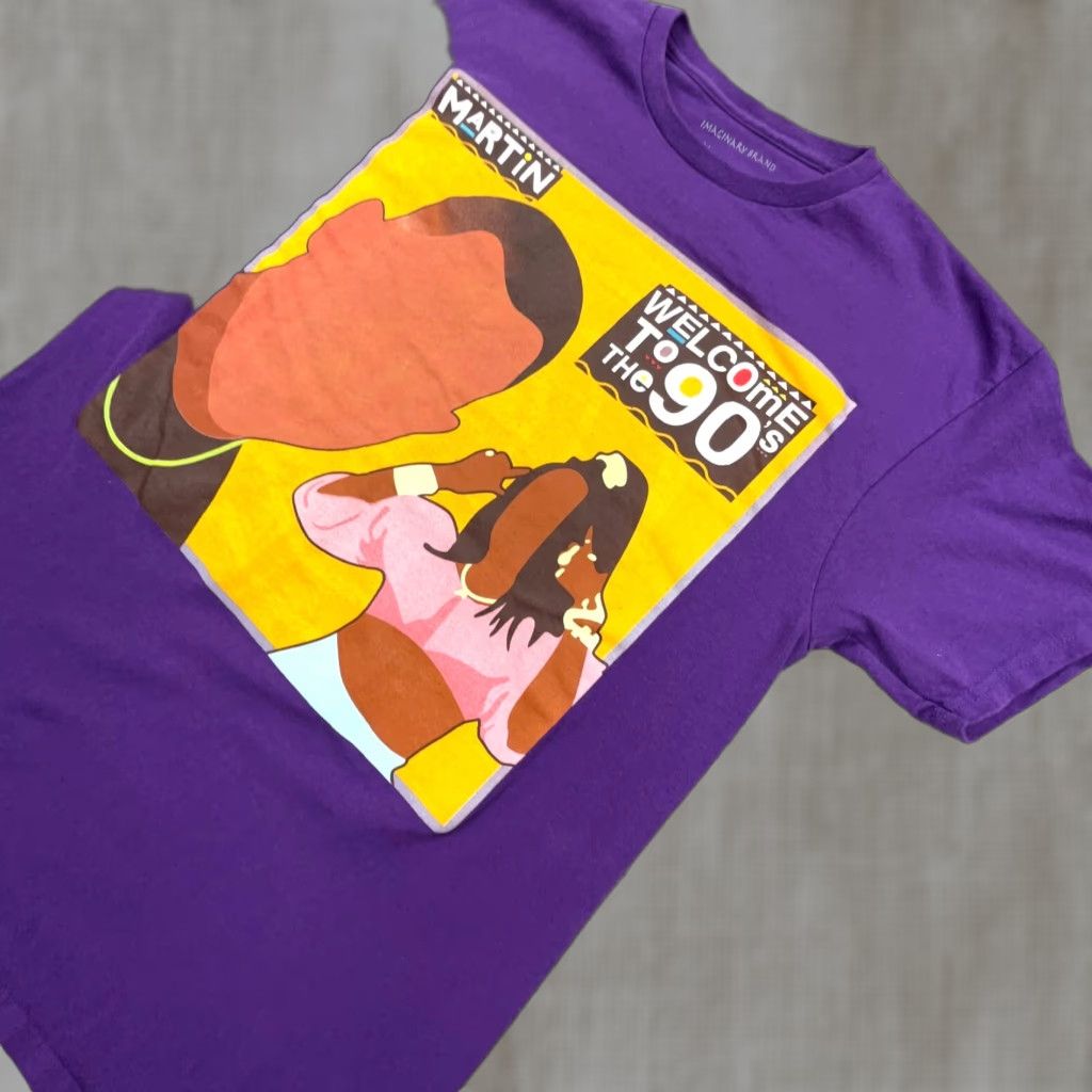 Etro Vintage Martin Shirt Men Medium Purple Tv Show Lawrence 90s Retro Hip Hop Rap Adult Hoodie, Sweatshirt | PodTeesHub.com