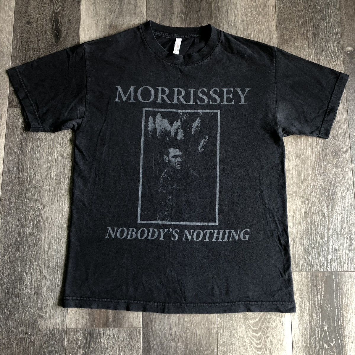 Vintage 2000s Morrissey Nobody S Nothing The Smiths Logo Tee Hoodie, Sweatshirt | PodTeesHub.com