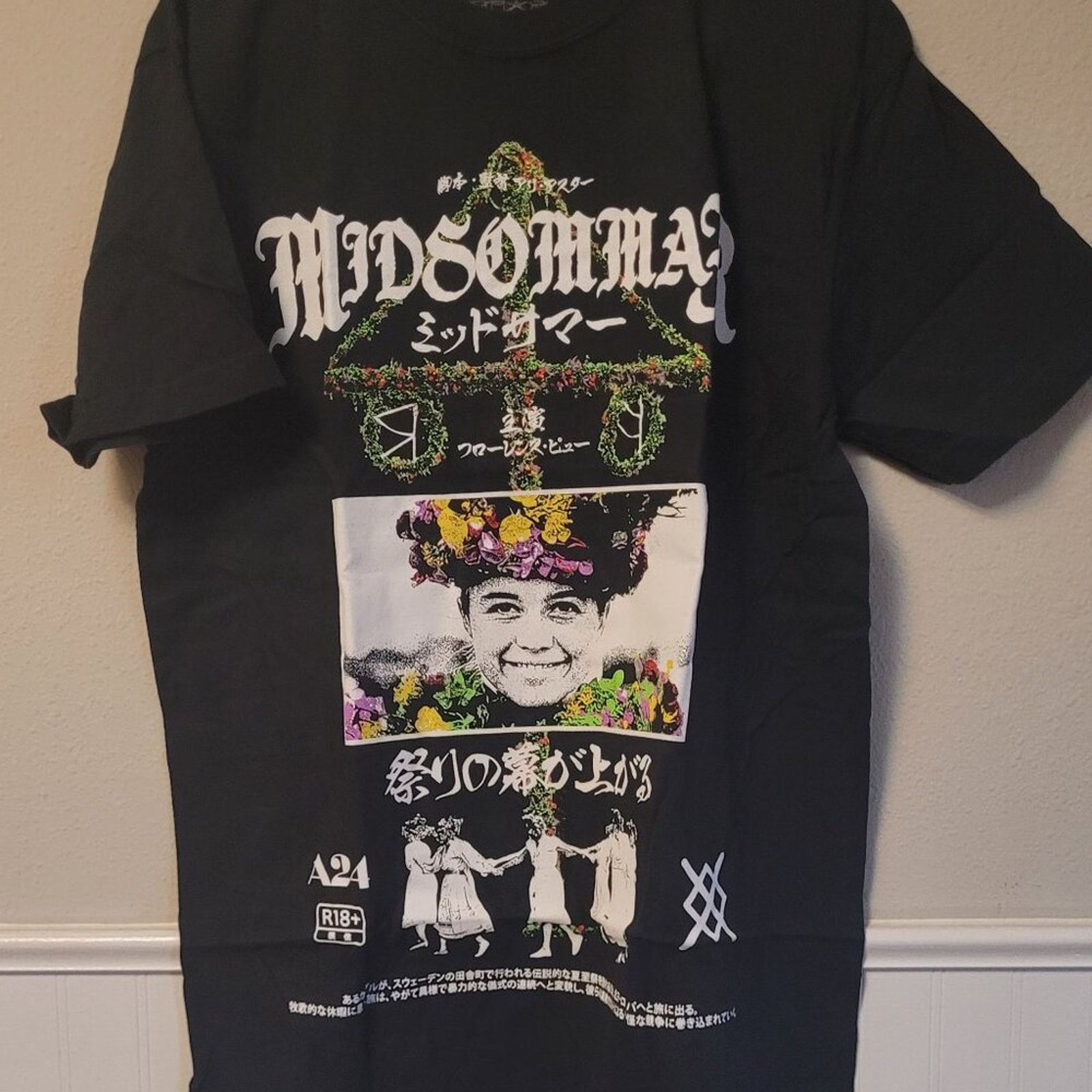 Fotten Rucking Fotten Midsommar T Shirt Large A24 Horror Japanese Hoodie, Sweatshirt | PodTeesHub.com