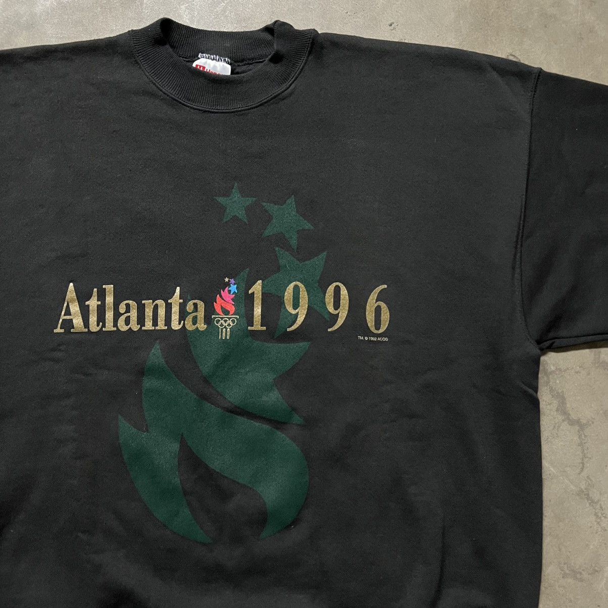 Vintage 1996 Atlanta Olympics Graphic Crewneck Sweater T-Shirts, Hoodie, Sweatshirt | PodTeesHub.com