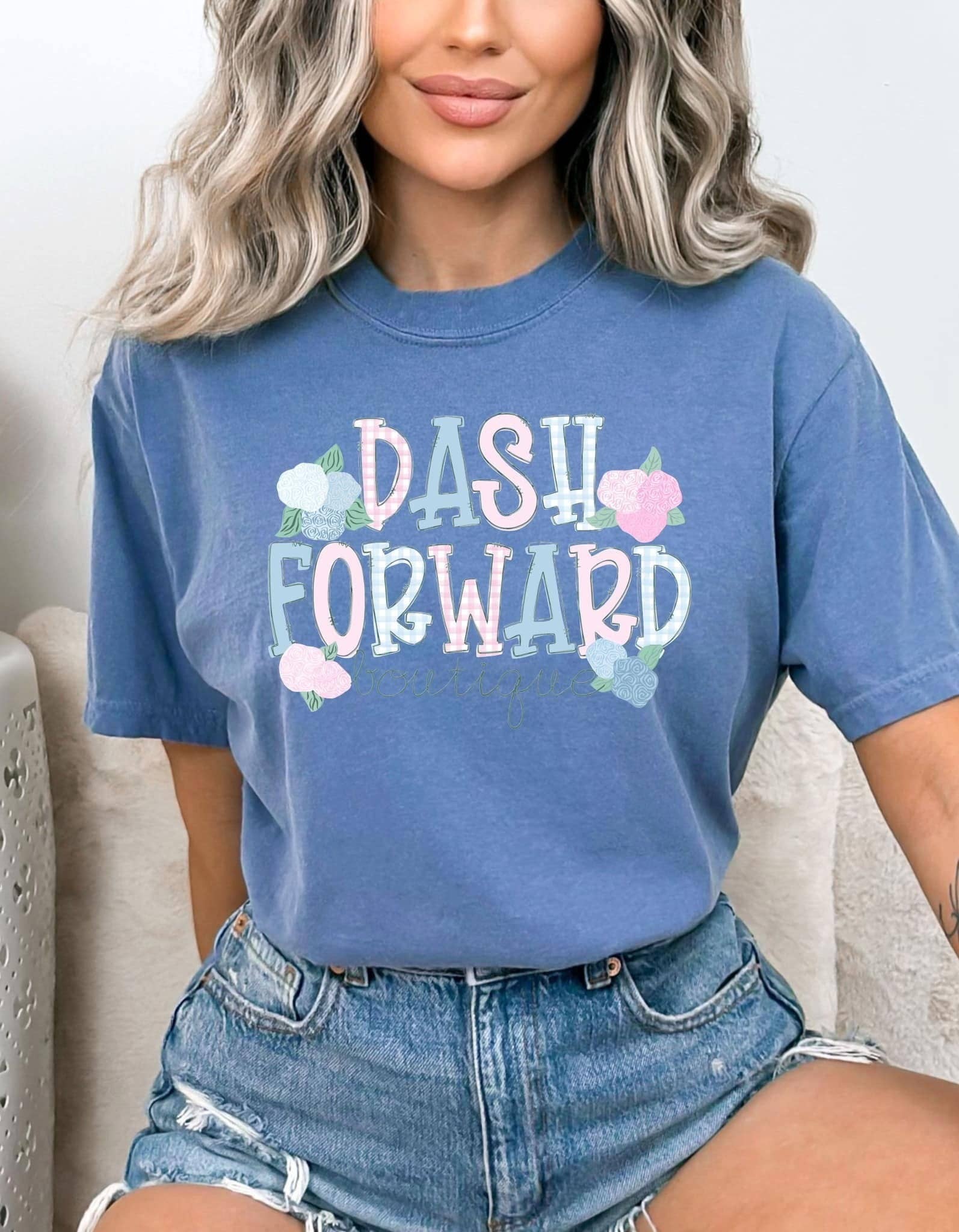 Custom Hydrangea Boutique Dtf Tee Hoodie, Sweatshirt | PodTeesHub.com