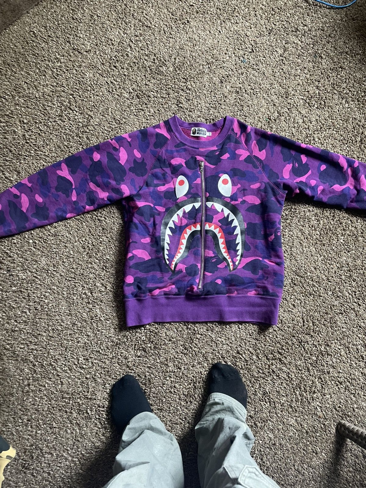 Bape Shark Crew Neck T-Shirts, Hoodie, Sweatshirt | PodTeesHub.com