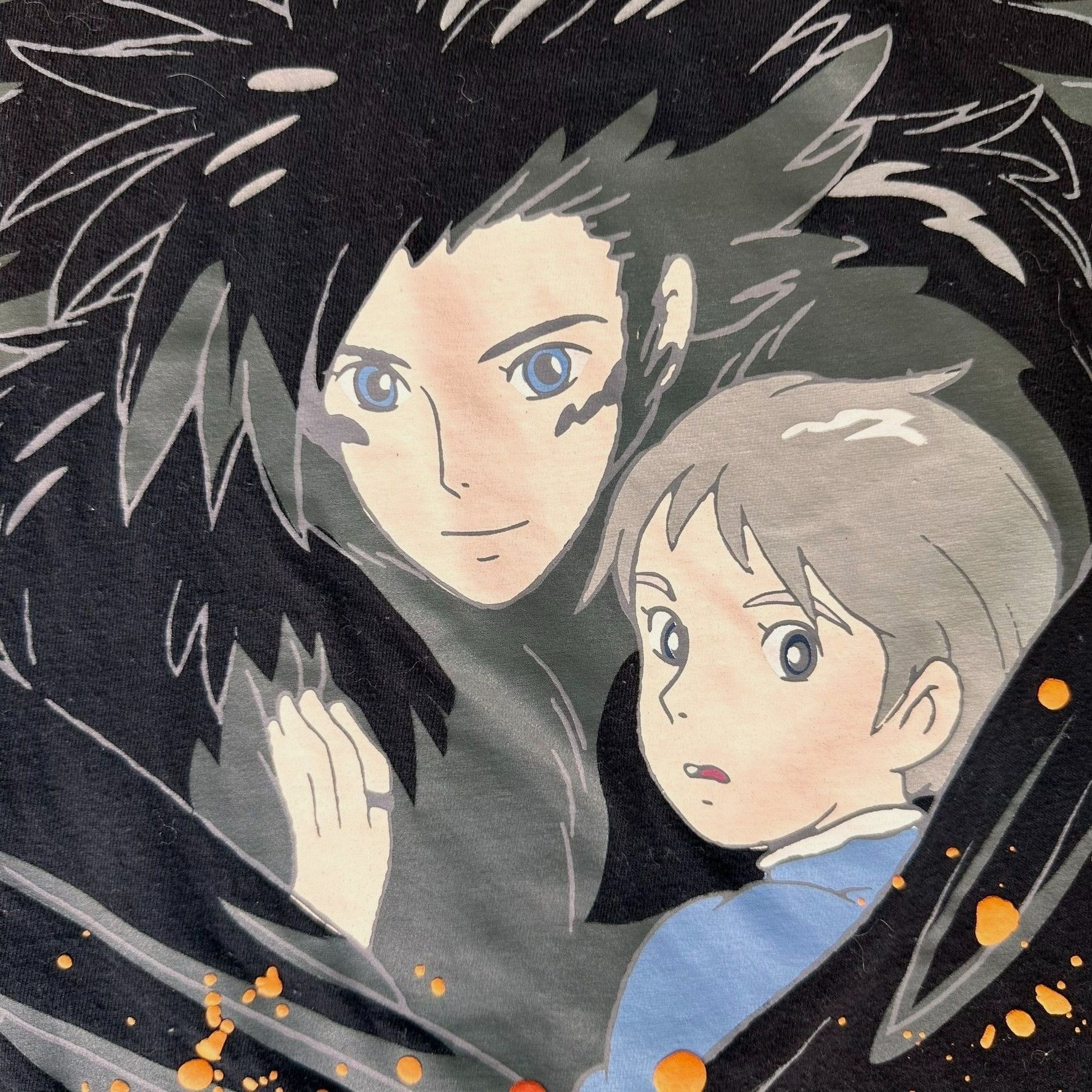 Anime Howls Moving Castle Small Black Studio Ghibli Boxlun T-Shirts, Hoodie, Sweatshirt