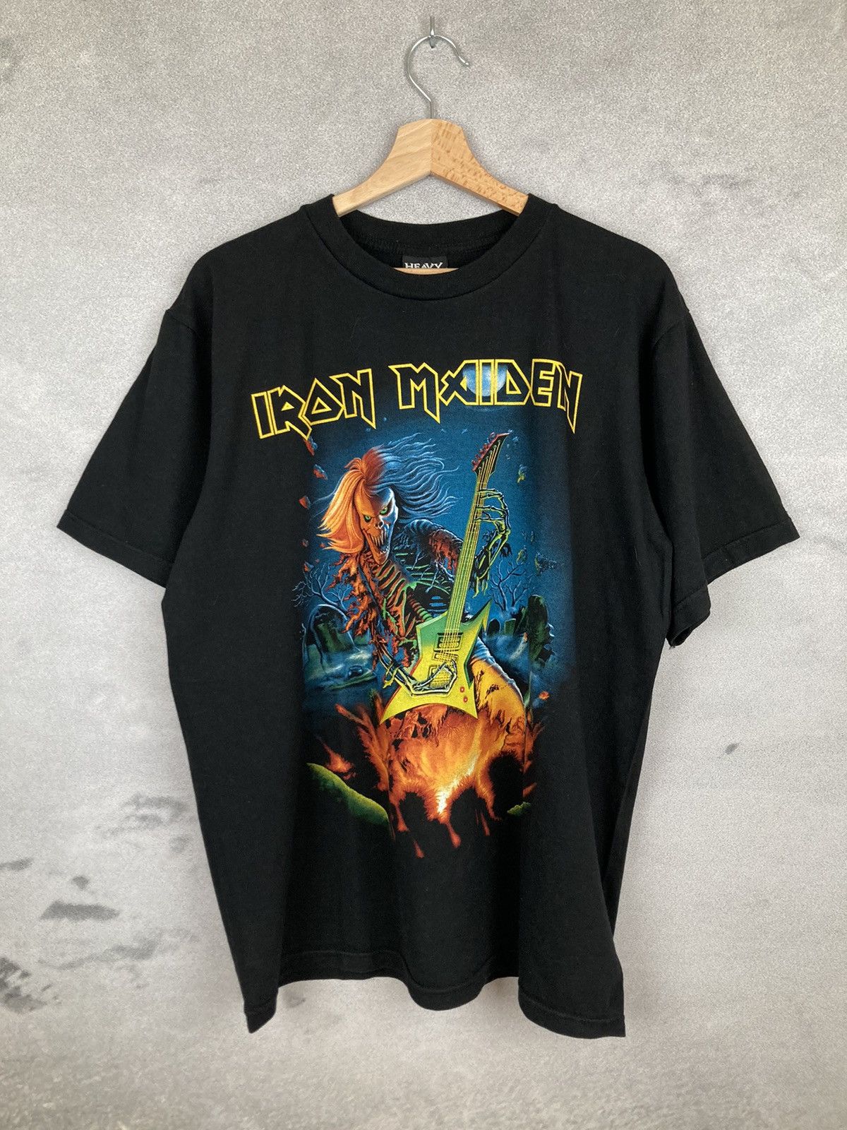 Maiden Vintage Iron Maiden Heavy Metal Rock Band Tee Graphic Hoodie, Sweatshirt | PodTeesHub.com