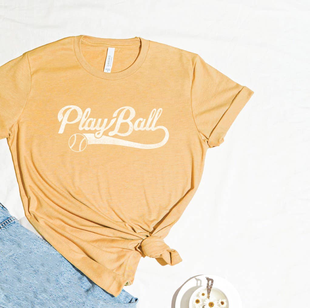 Play Ball Graphic T-Shirt Hoodie, Sweatshirt | PodTeesHub.com