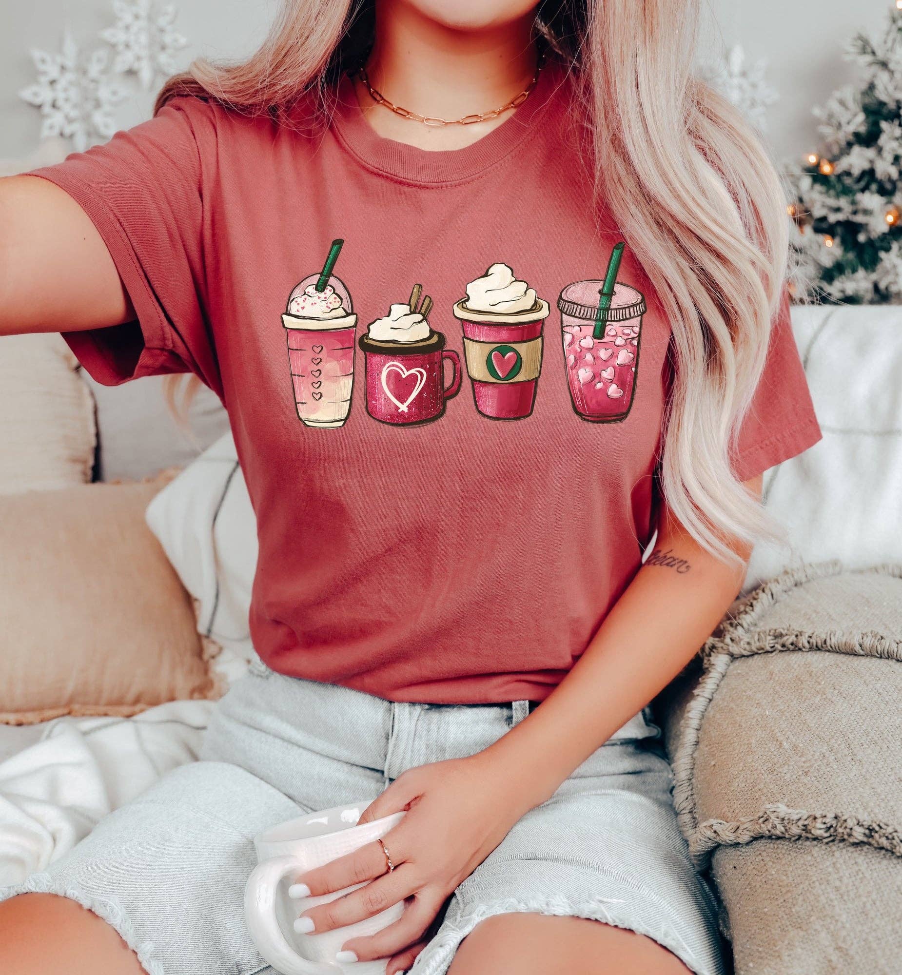 Coffee Lover Valentine's Day T-Shirt Hoodie, Sweatshirt | PodTeesHub.com