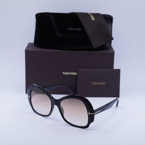 Ford Tom Ford Ft0874 01g Zelda Sunglasses Black Butterfly Frame T-Shirts, Hoodie, Sweatshirt