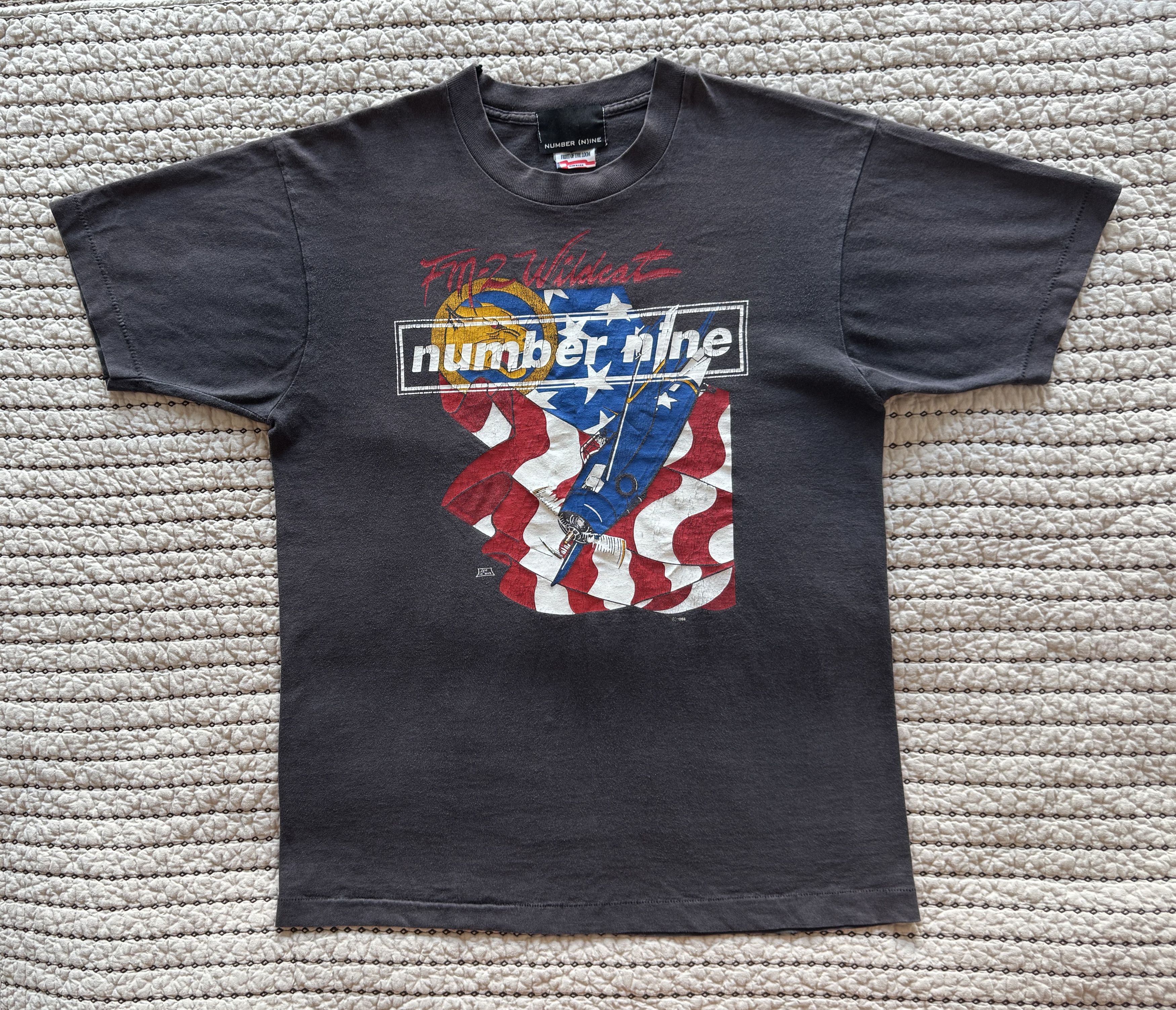 N Ine Number N Ine X Nano Universe Fm Wildcat T Shirt Large Hoodie, Sweatshirt | PodTeesHub.com