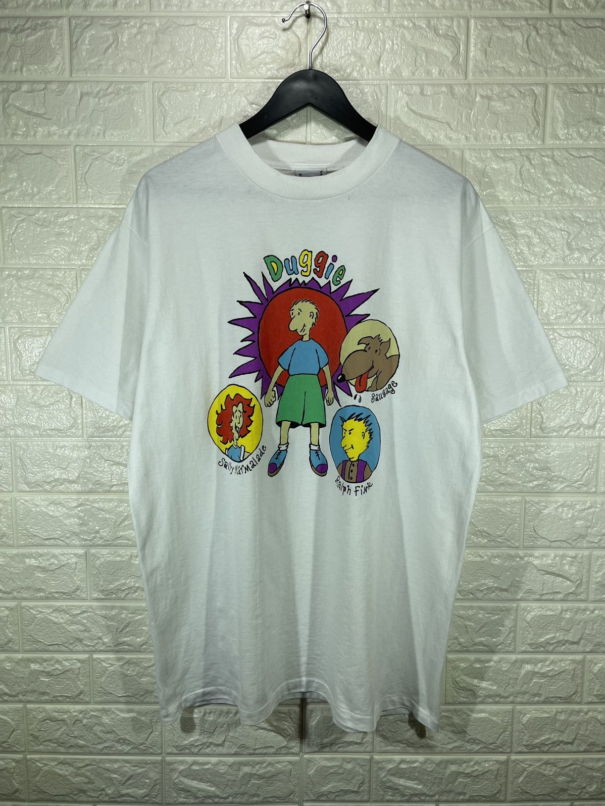 Rap Tees Vintage 90s Duggie Cartoon Tee Hoodie, Sweatshirt | PodTeesHub.com