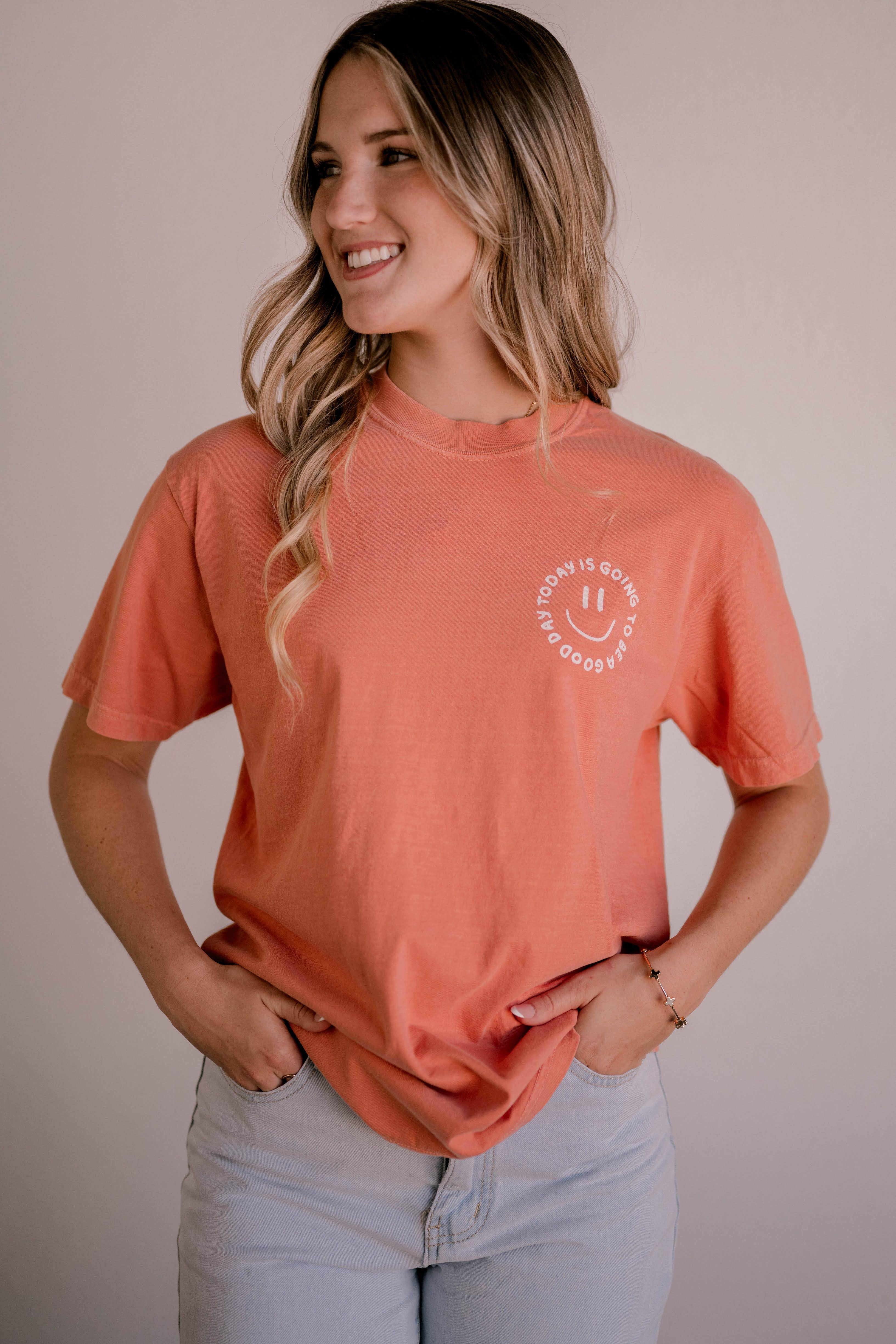 Good Day Tee - Terracotta | Christian Tee Hoodie, Sweatshirt | PodTeesHub.com