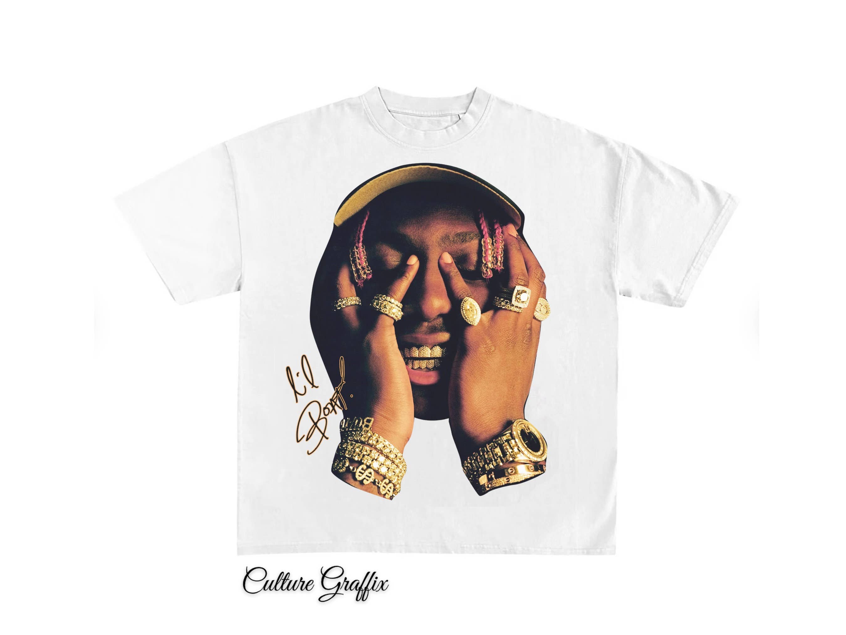 Lil Yachty Vintage Rap Tee - Hip Hop Graphic White Shirt Hoodie, Sweatshirt | PodTeesHub.com