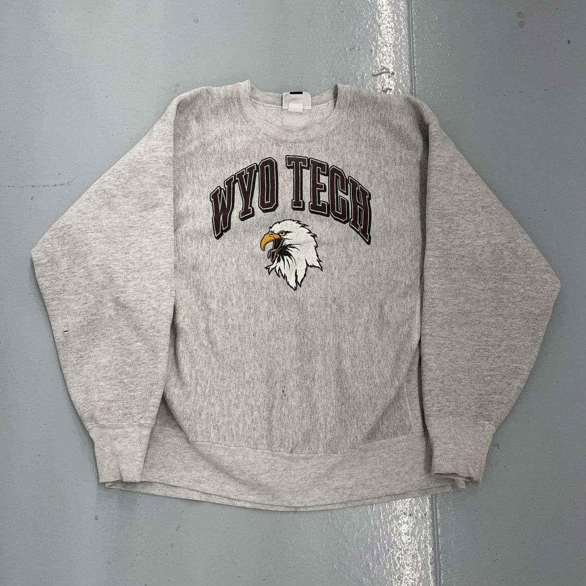 Other Vintage 90s Wyoming Tech College Grey Sweatshirt T-Shirts, Hoodie | PodTeesHub.com