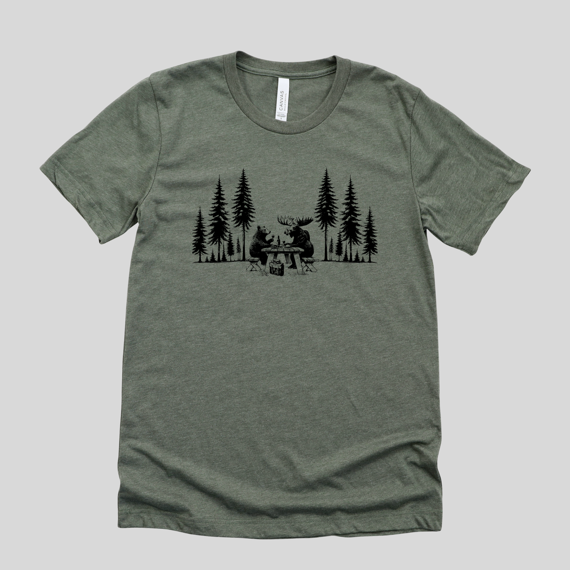 Wildlife Picnic Tshirt 304 Hoodie, Sweatshirt | PodTeesHub.com