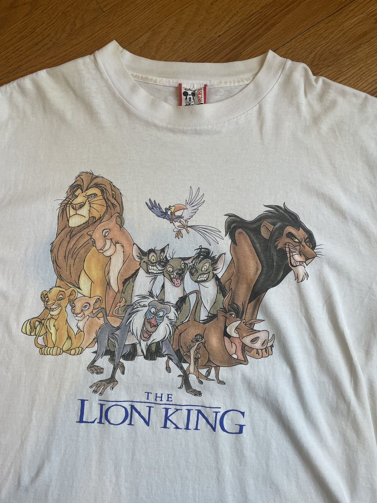 Vintage Rare 90s Lion King Blue Logo T Shirt Hoodie, Sweatshirt | PodTeesHub.com