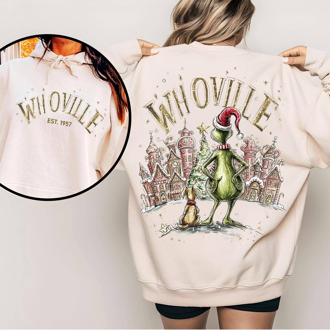 Retro Christmas Holiday Sweater T-Shirts, Hoodie, Sweatshirt | PodTeesHub.com