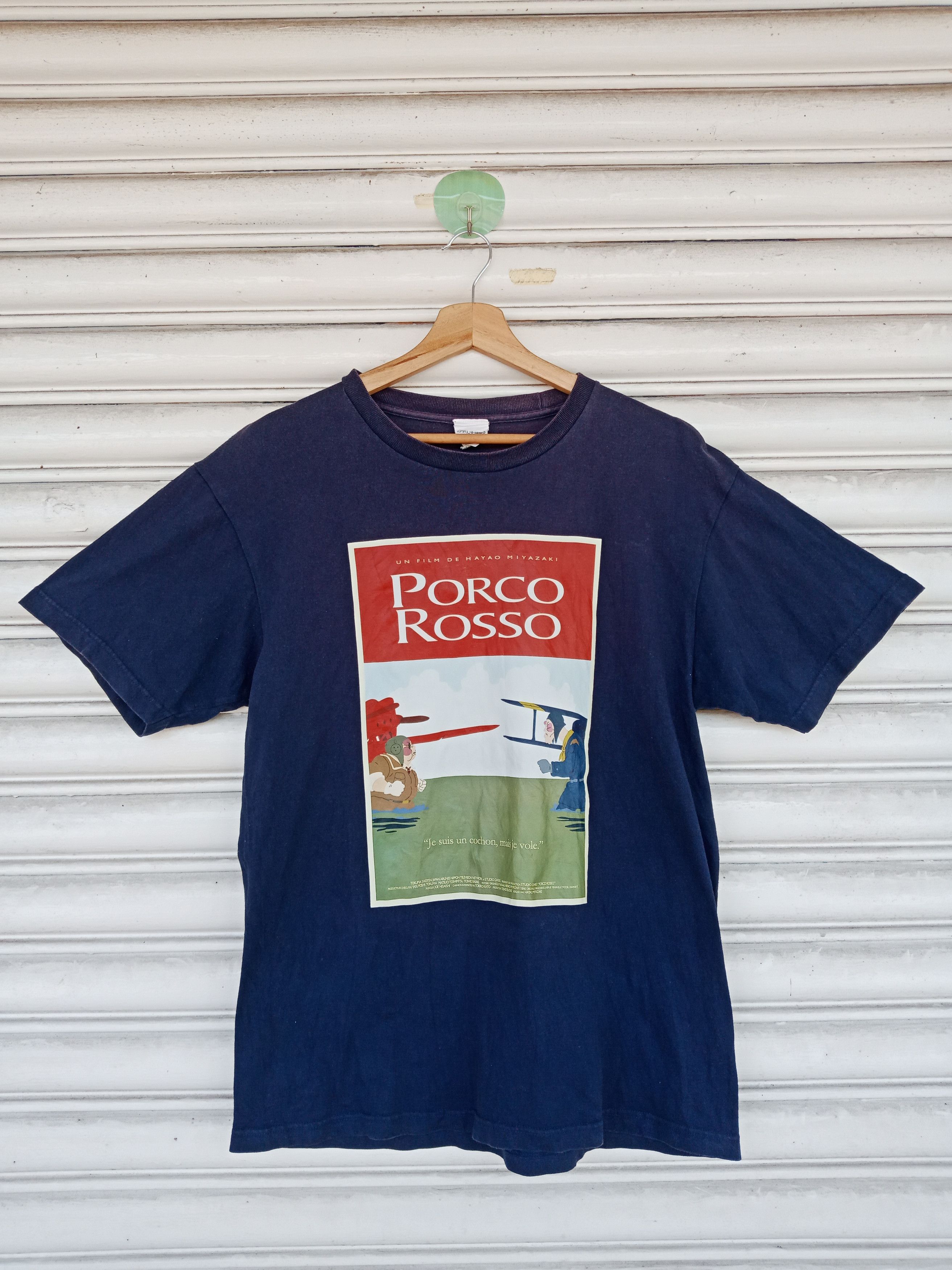 Vintage 1992 Studio Ghibli Hayao Miyazaki Porco Rosso T-Shirts, Hoodie, Sweatshirt