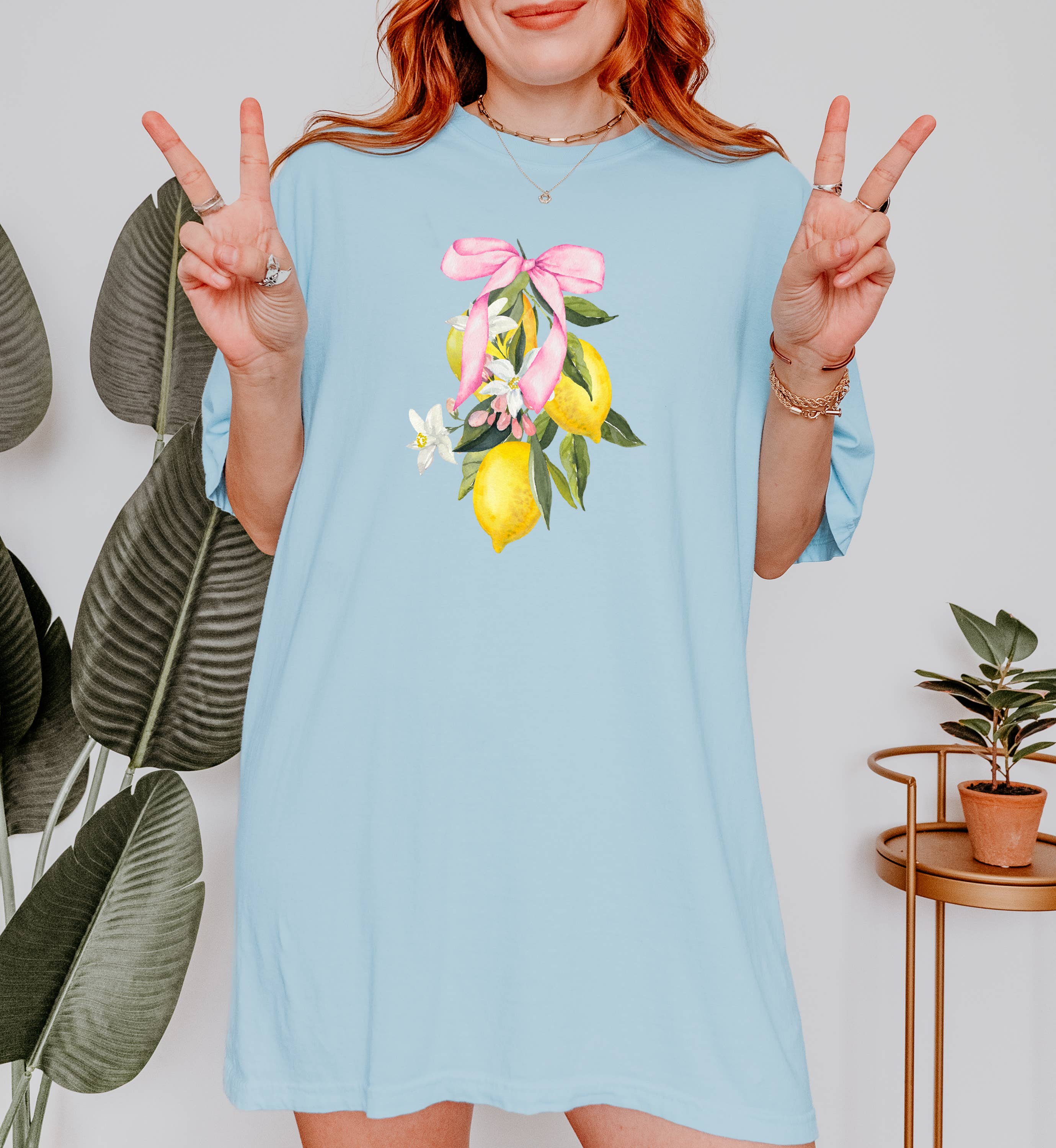 Lemon Shirt, Lemons, Bows, Coquette, Graphic Tee, Preppy Hoodie, Sweatshirt | PodTeesHub.com
