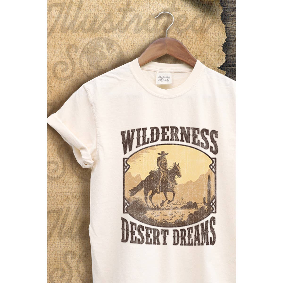 Wilderness Desert Dreams Vintage Graphic  Tee Hoodie, Sweatshirt | PodTeesHub.com