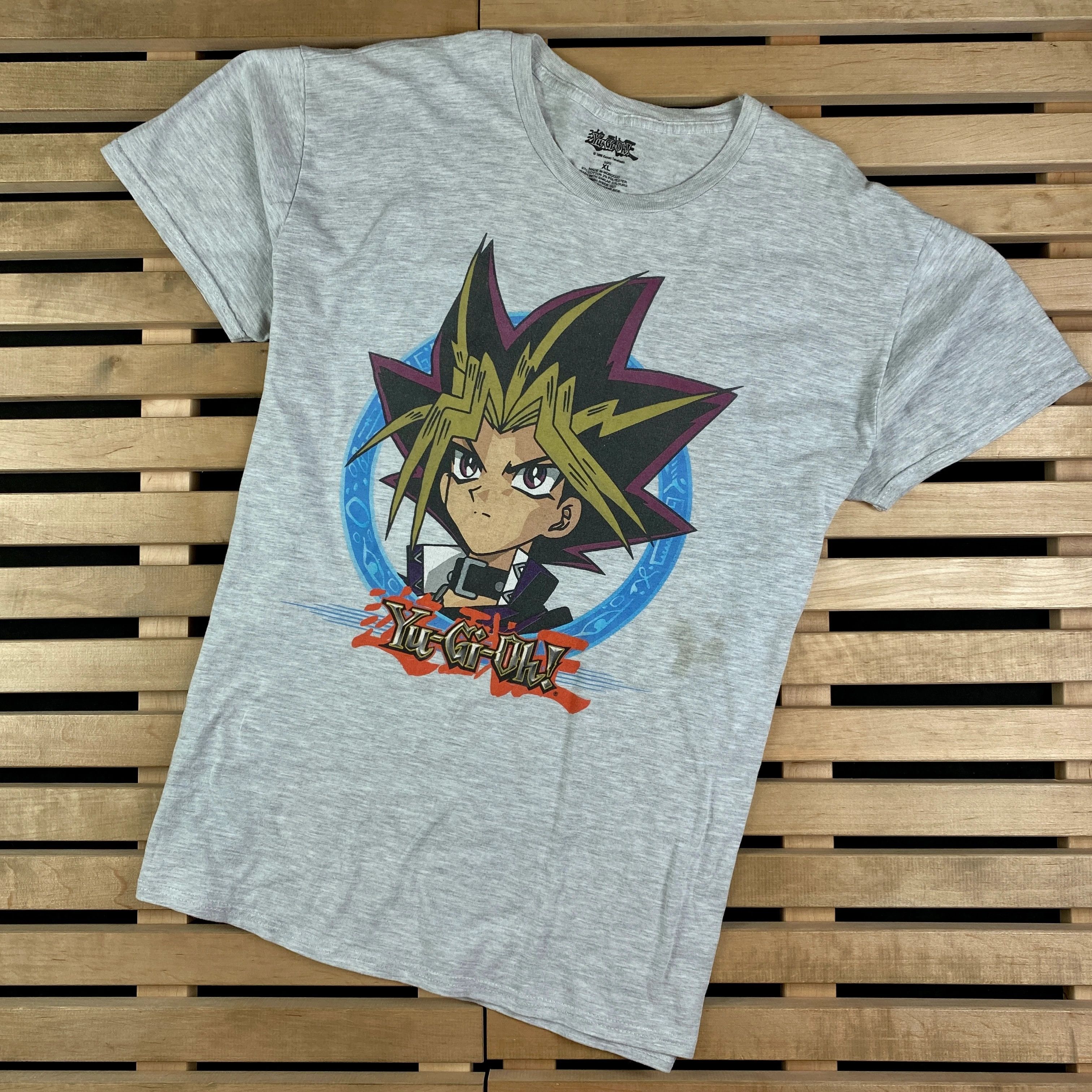 Japanese Brand X Vintage Mens Vintage T Shirt Yu Gi Oh Size Xl Hoodie, Sweatshirt | PodTeesHub.com
