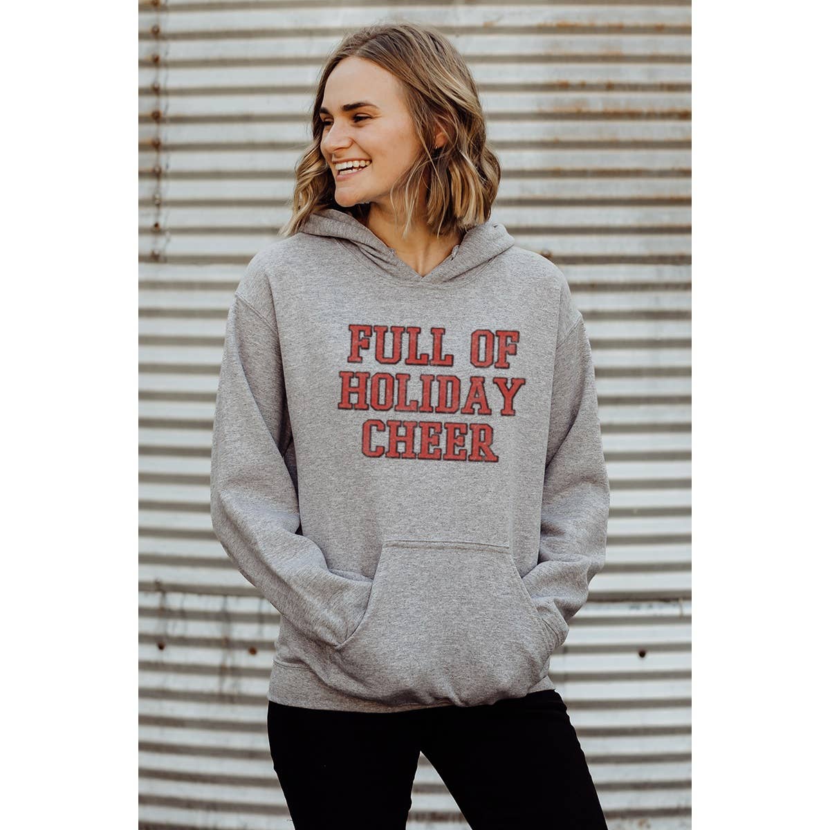 Full of Holiday Cheer   Vintage Graphic  Hoodie T-Shirts, Sweatshirt | PodTeesHub.com