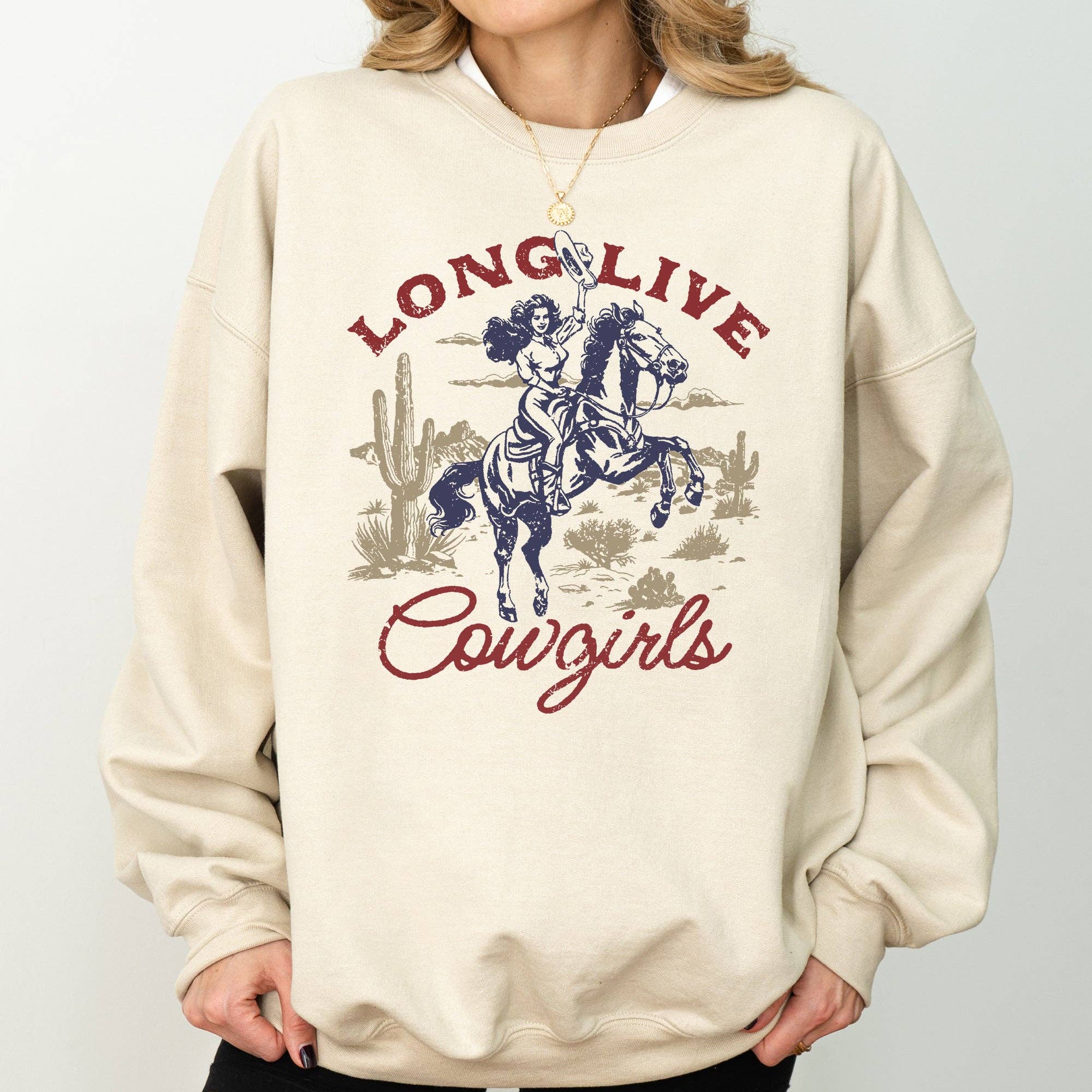 Long Live Cowgirls, Horse, Cowboy Western Country Sweatshirt T-Shirts, Hoodie | PodTeesHub.com