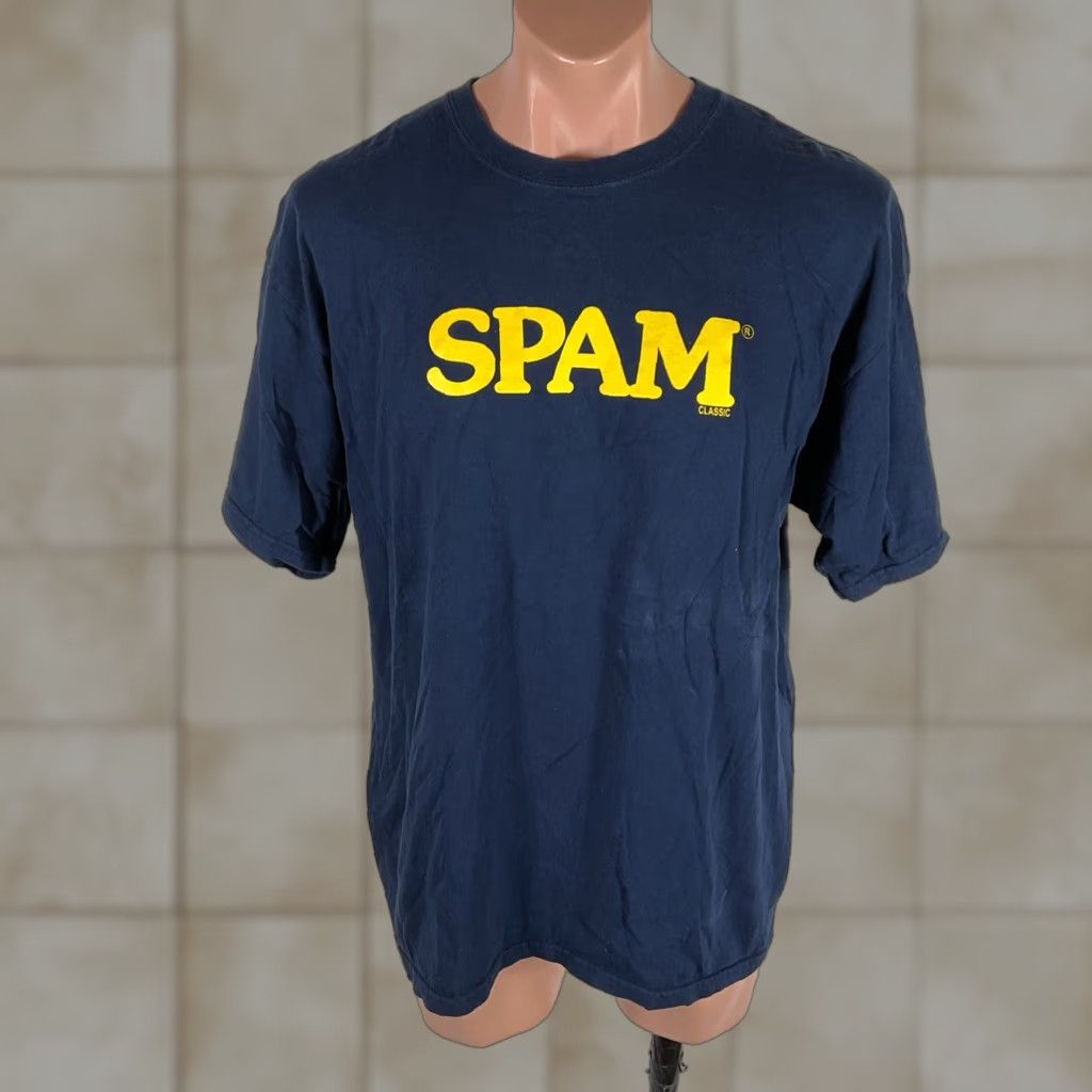 Vintage Spam Navy Blue Xl 90s Canned Meat Retro Promo Shirt T-Shirts, Hoodie, Sweatshirt