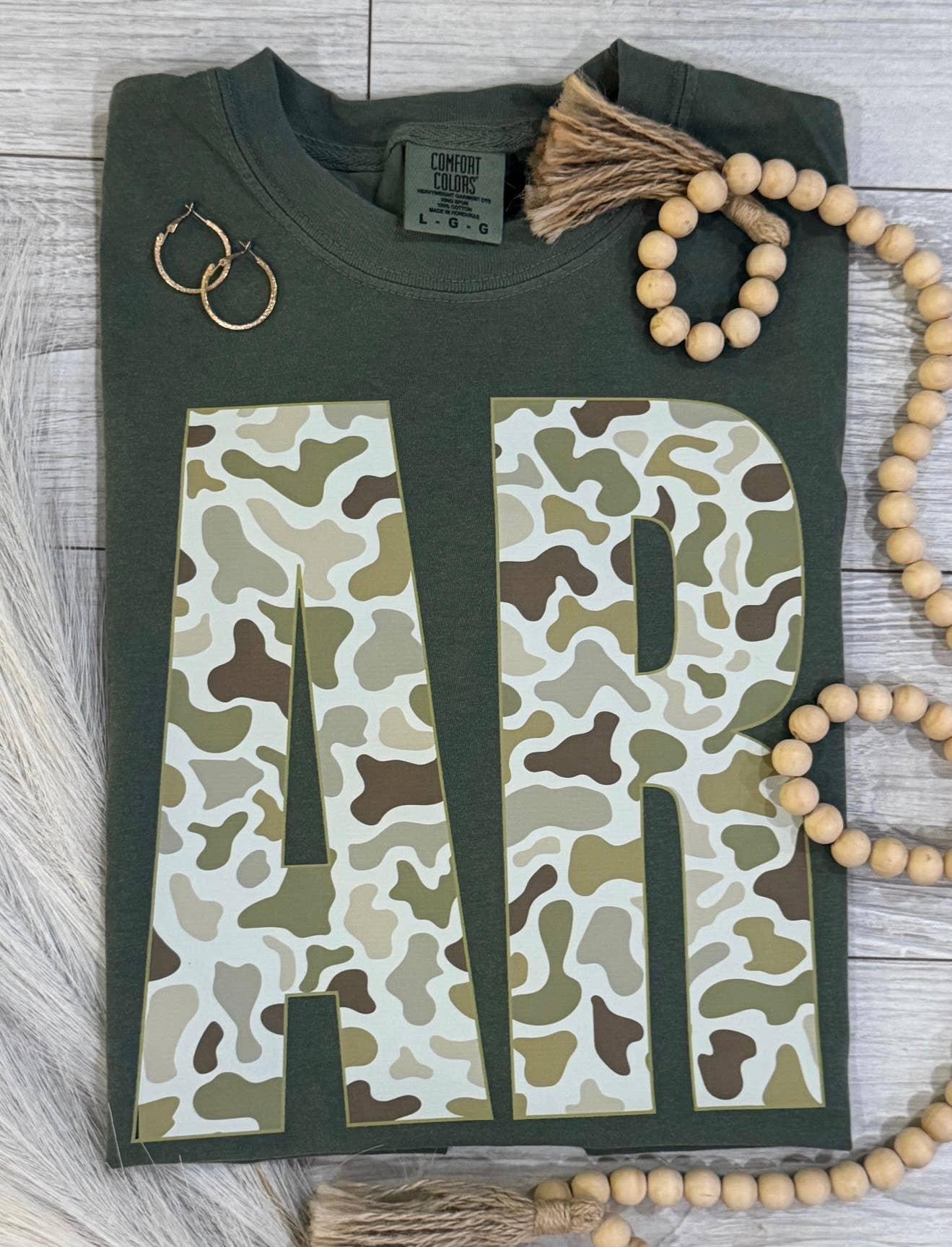 Ar Camo State Tee Hoodie, Sweatshirt | PodTeesHub.com