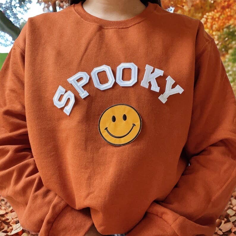 Spooky Season Halloween Crewneck Sweatshirt T-Shirts, Hoodie | PodTeesHub.com